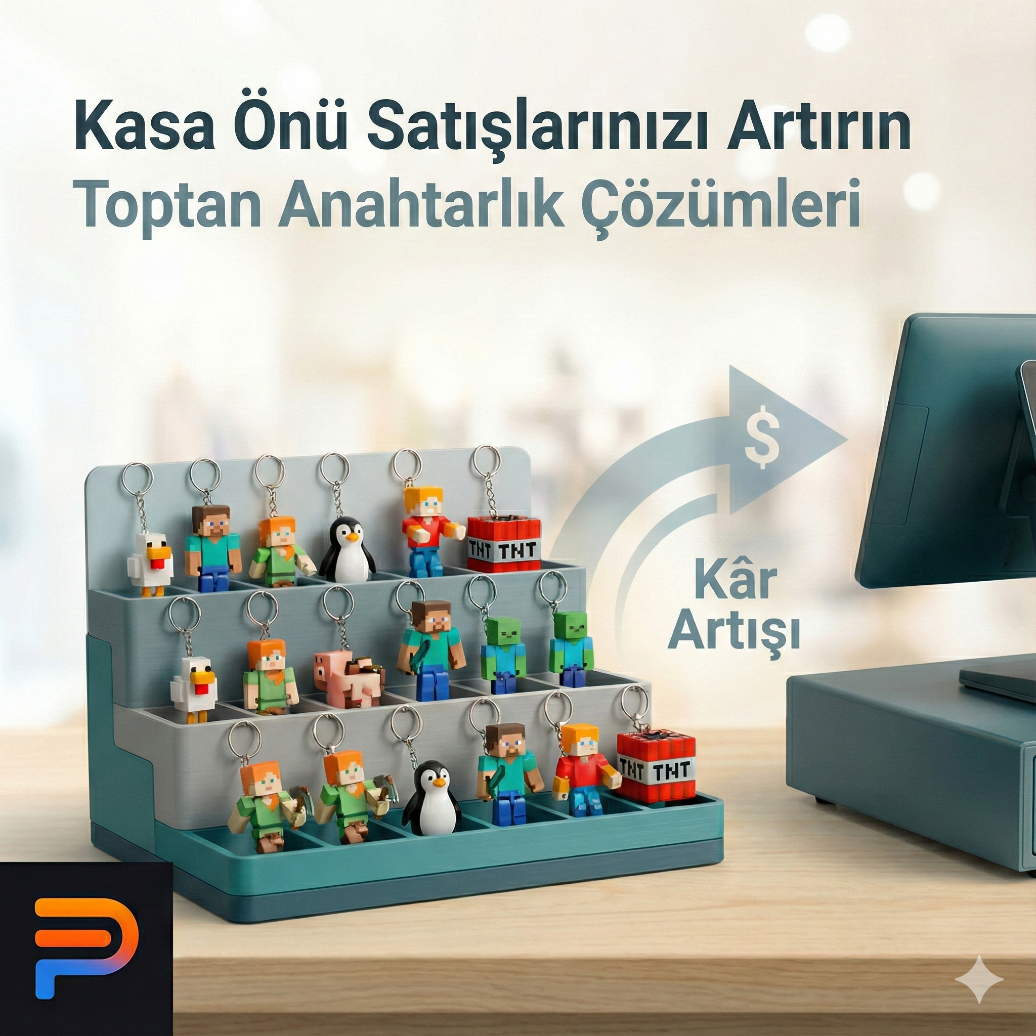 Kasa Önü Satışlarınızı Arttırın Toptan Anahtarlık Çözümleri