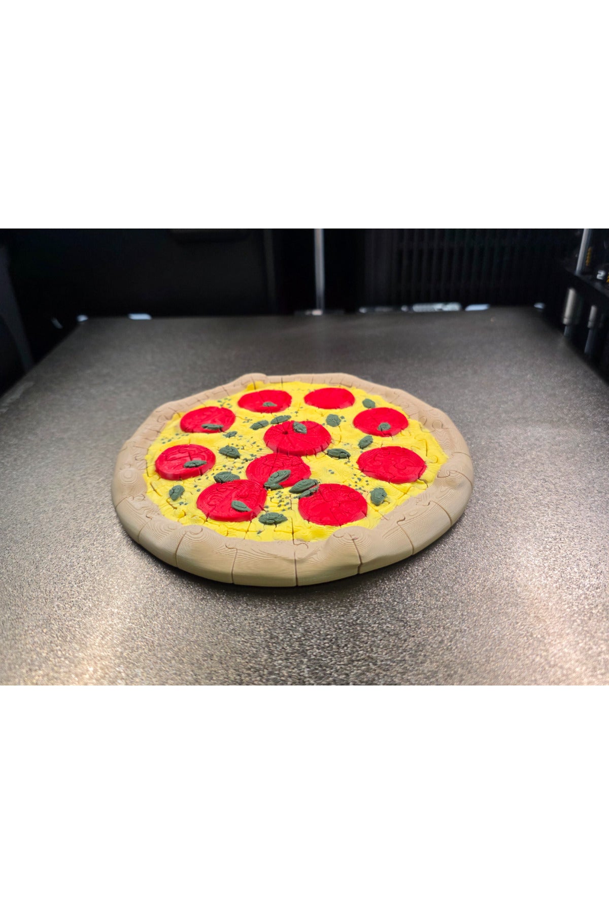 Pepperoni Pizza Puzzle - 72 Parça Yeni Nesil 3 Boyutlu Yapboz