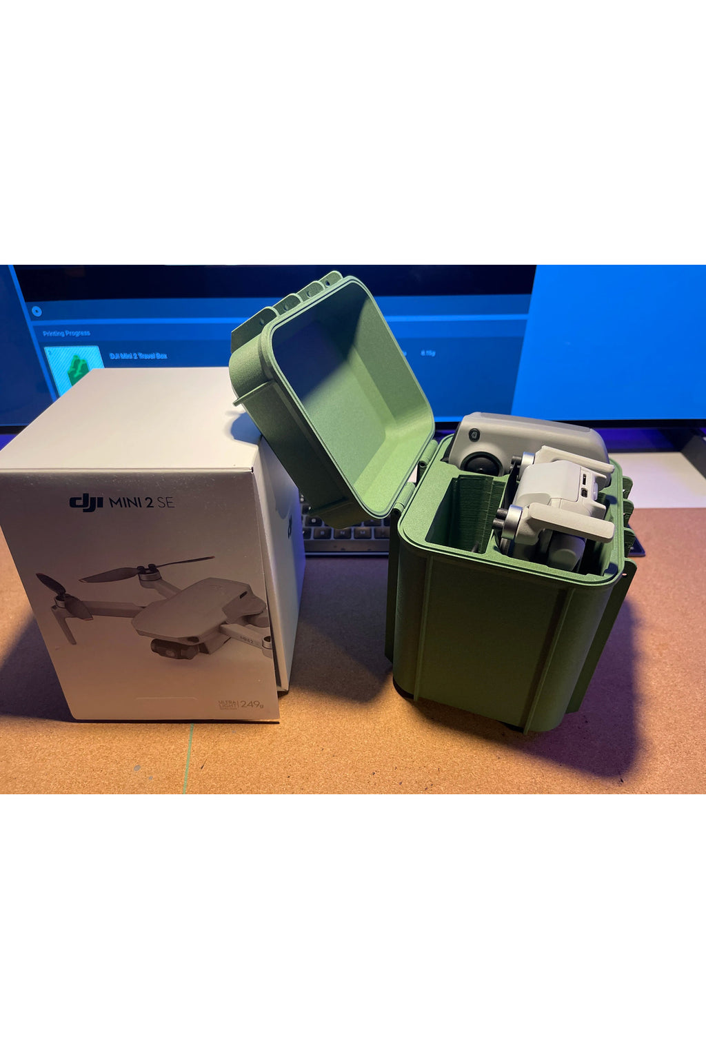 DJI Mini, Mini 2, Mini SE ve Mini 4K Uyumlu Kompakt Seyahat ve Koruyucu Drone Çantası