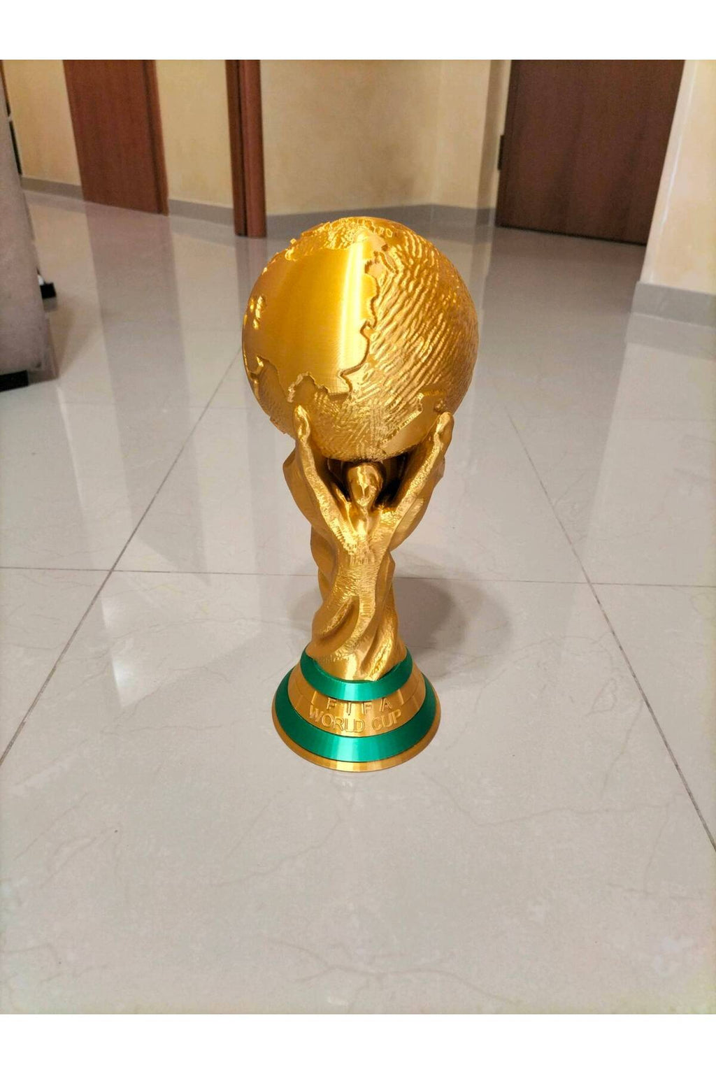Fifa Futbol Dünya Kupası Ödülü - 1:1 Gerçek Boyutlu (36,8 cm) Dekoratif Kupa