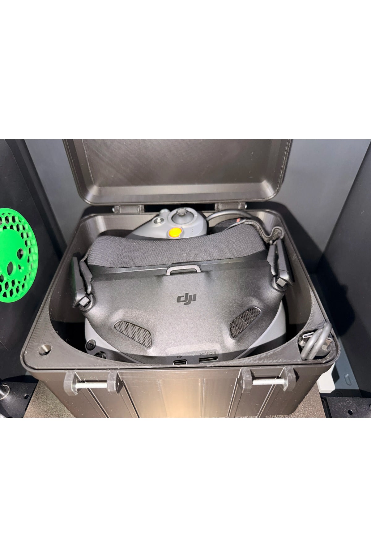DJI Goggles N3 Özel Patent Sanat Tasarımlı Sert Taşıma ve Koruyucu Saklama Kutusu