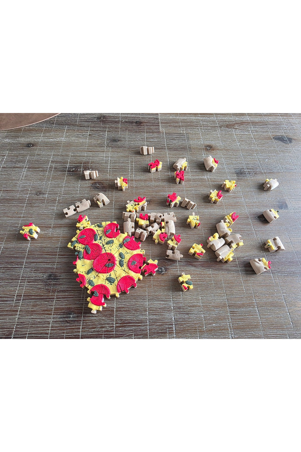 Pepperoni Pizza Puzzle - 72 Parça Yeni Nesil 3 Boyutlu Yapboz