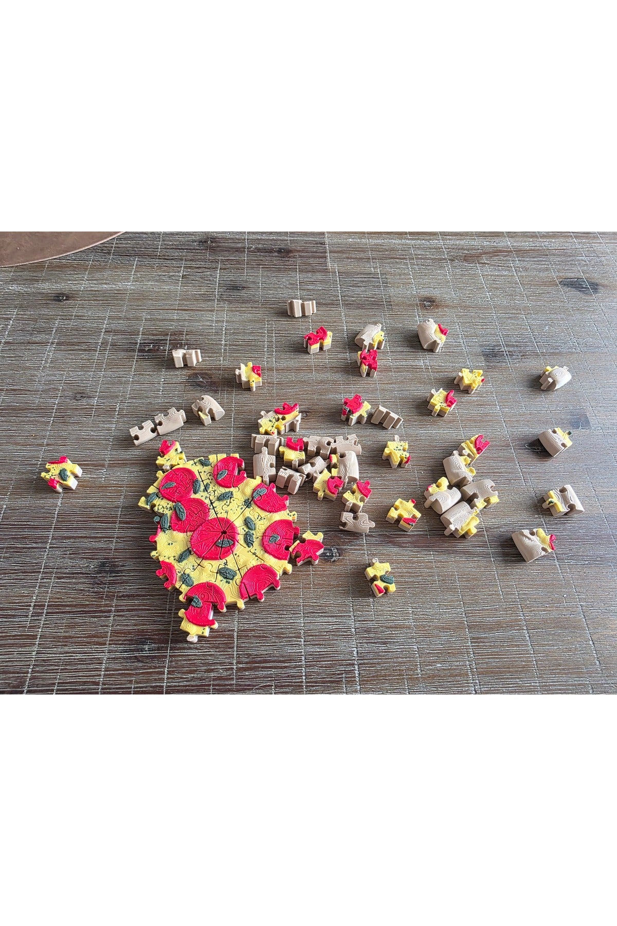 Pepperoni Pizza Puzzle - 72 Parça Yeni Nesil 3 Boyutlu Yapboz