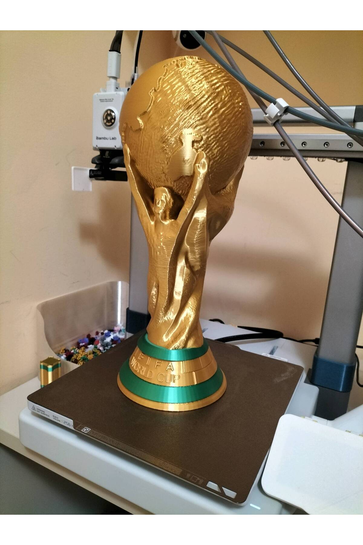 Fifa Futbol Dünya Kupası Ödülü - 1:1 Gerçek Boyutlu (36,8 cm) Dekoratif Kupa