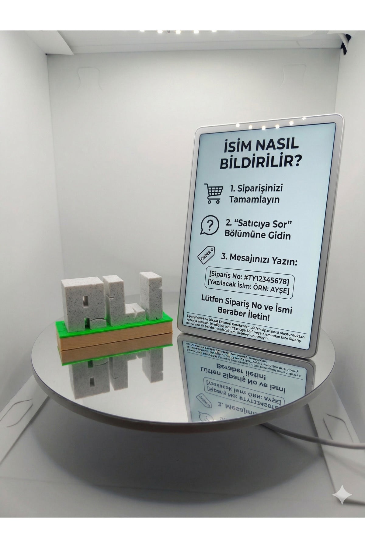 Kişiye Özel Minecraft Temalı Masaüstü İsimlik - Oyuncu Odası ve Çocuk Odası Dekorasyonu