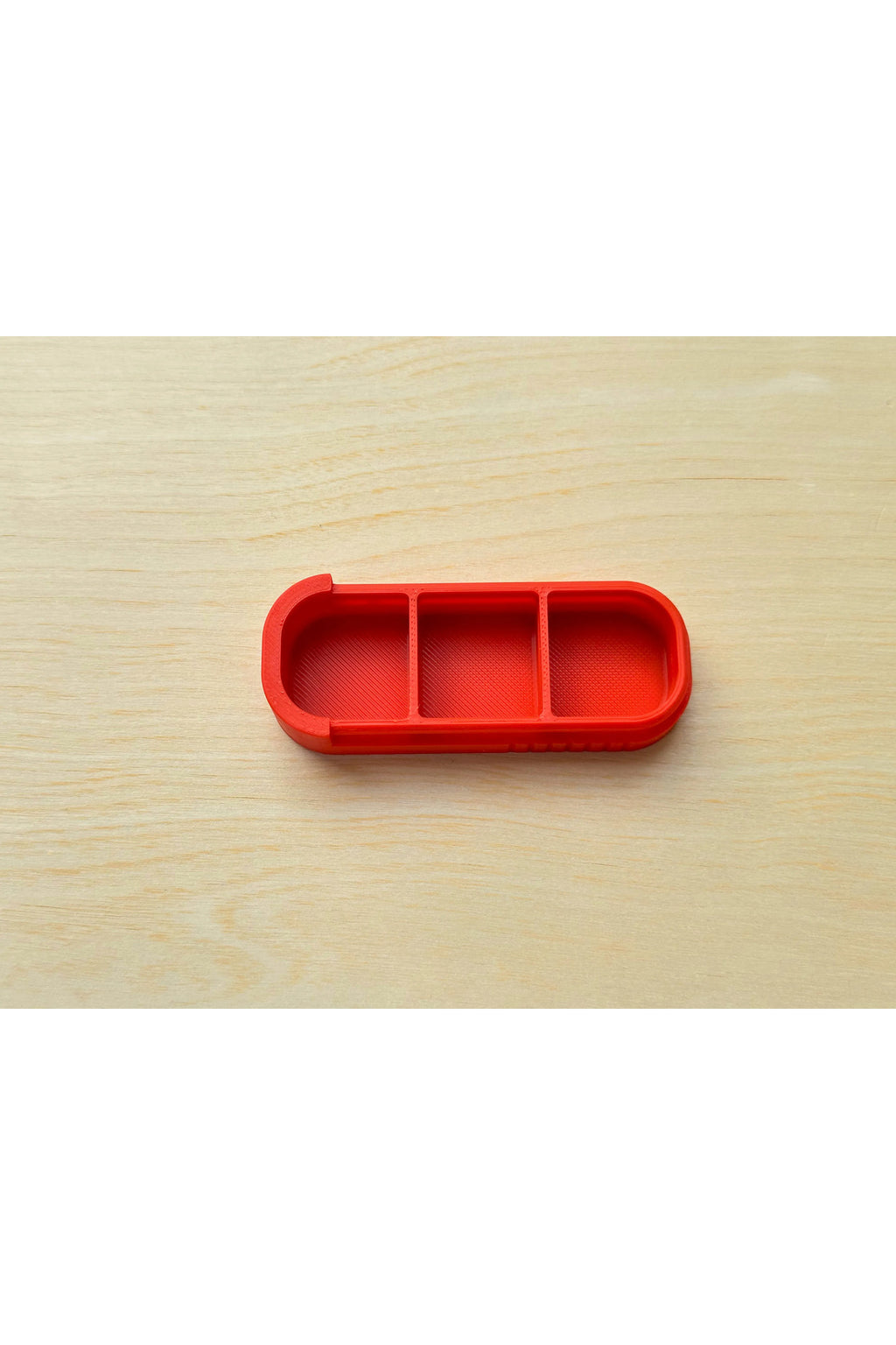Anahtarlıklı 3 Bölmeli Sürgülü Cep Hap Kutusu ve Taşınabilir Mini Organizer
