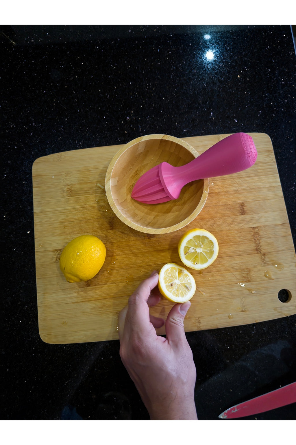 Pratik Elde Limon ve Meyve Sıkacağı - Ergonomik Tasarım Çekmece içi Aparatı