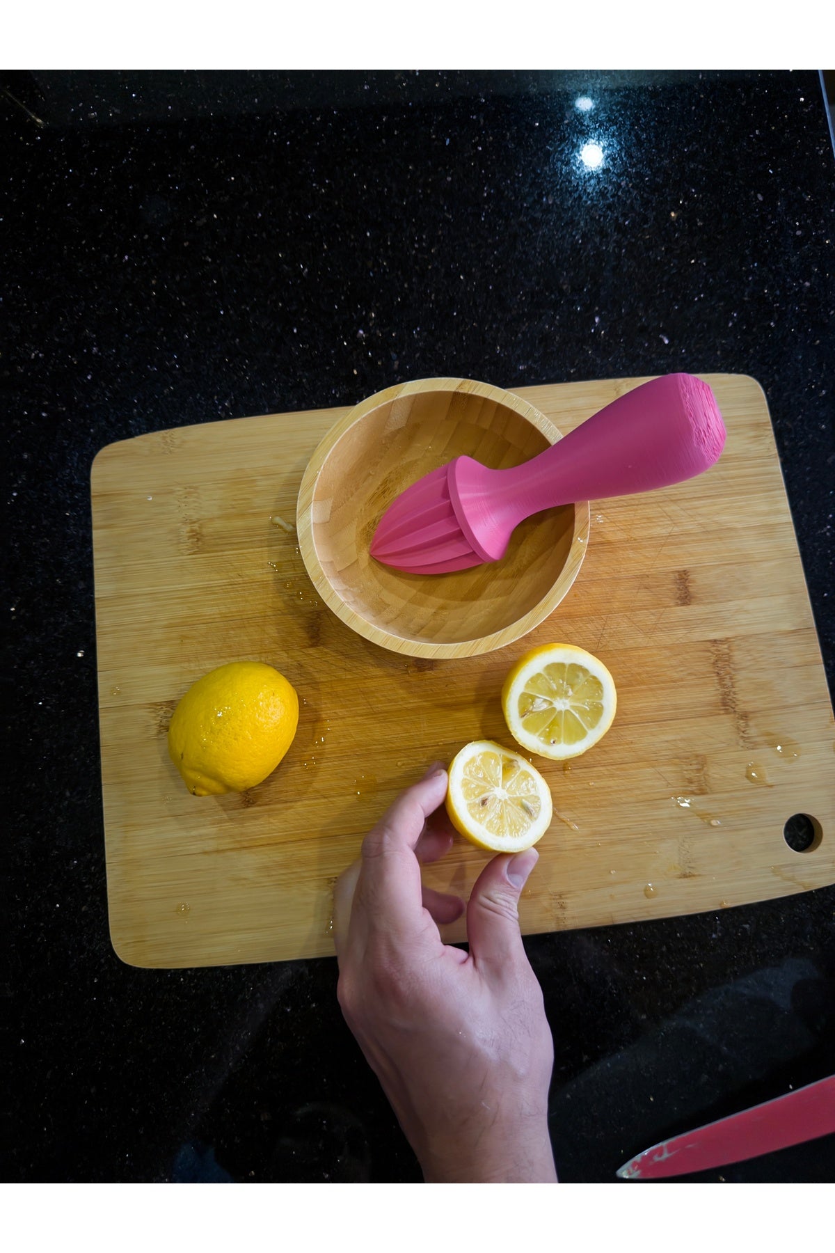 Pratik Elde Limon ve Meyve Sıkacağı - Ergonomik Tasarım Çekmece içi Aparatı