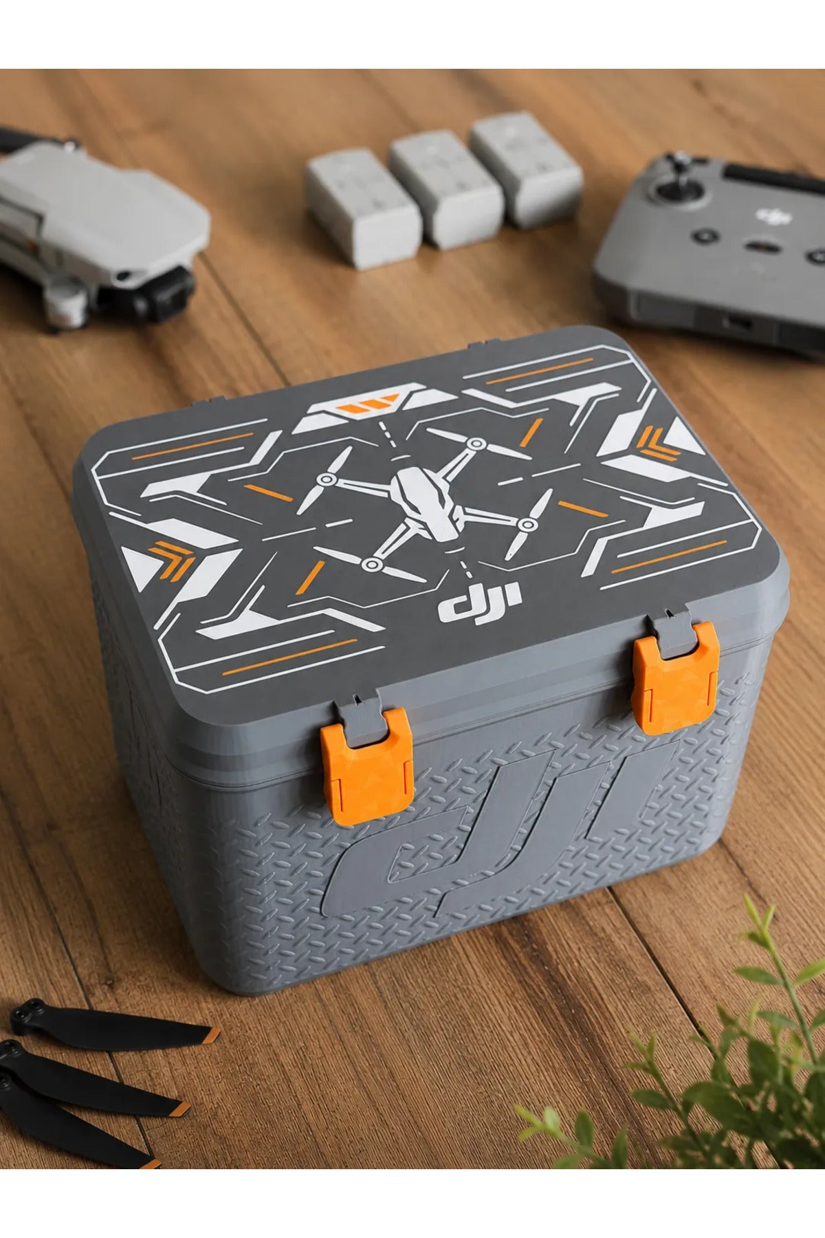 Evrensel DJI Drone Aksesuar ve Ekipman Taşıma Kutusu - Geniş Hacimli Organizer Çanta