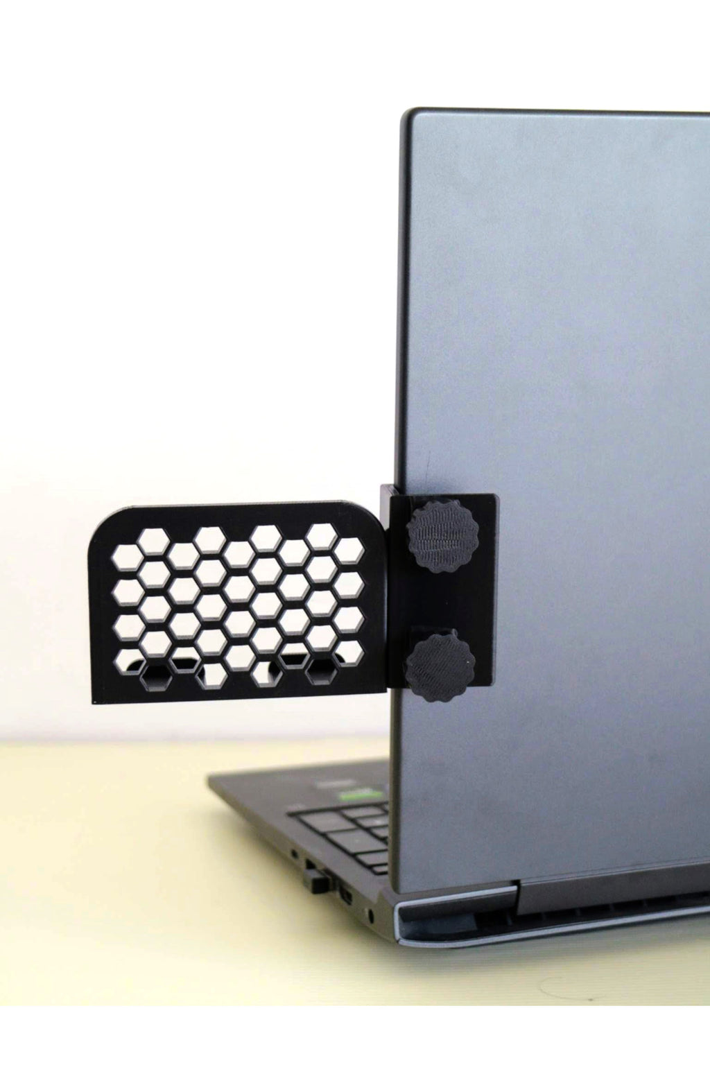 Monitöre Monte Telefon Tutucu - Laptop Yan Ekran Telefon Standı ve Çoklu Görev Aparatı