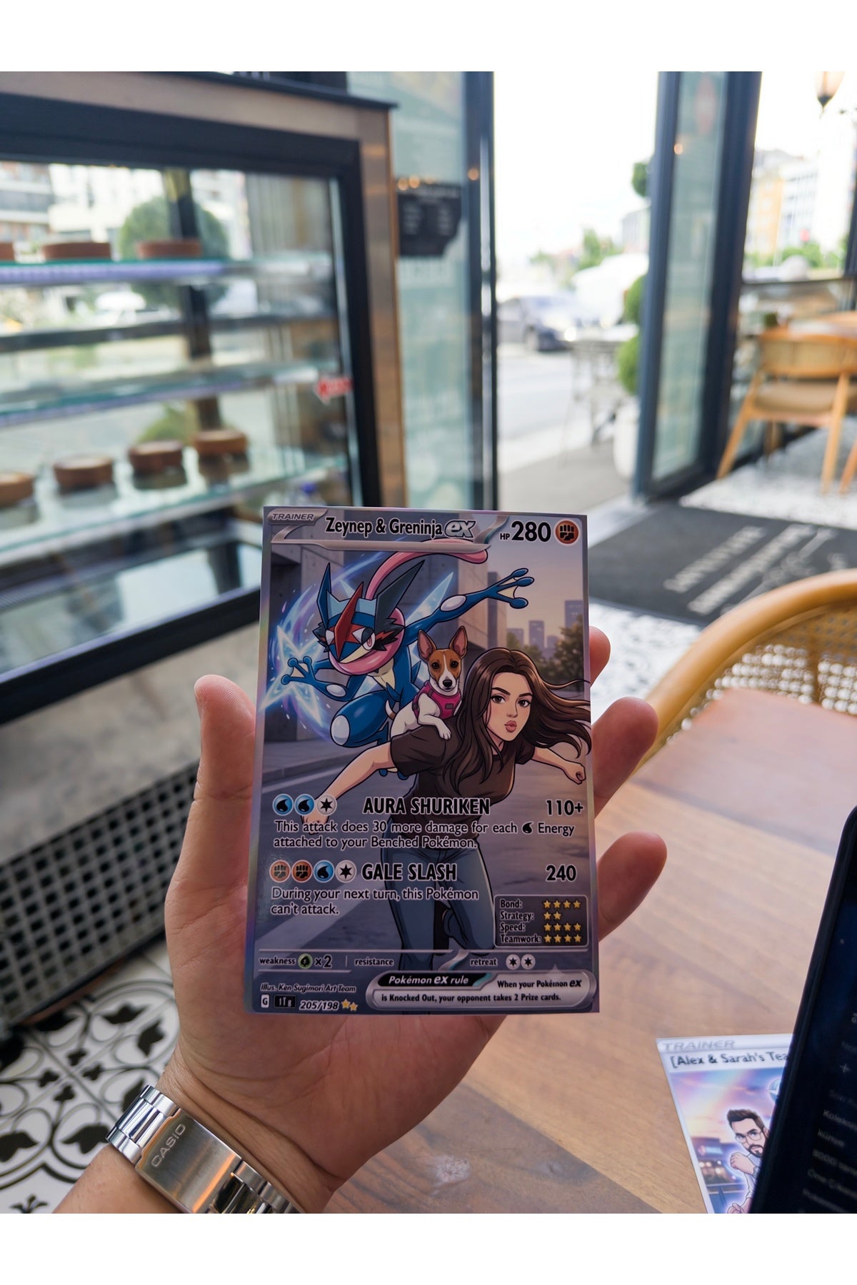 Özel Tasarım Kişiselleştirilebilir Pokémon Kartı - Sevgiliye, Arkadaşa ve Çocuklara Fotoğraflı ve İsimli Hatıra Tasarım Kartı