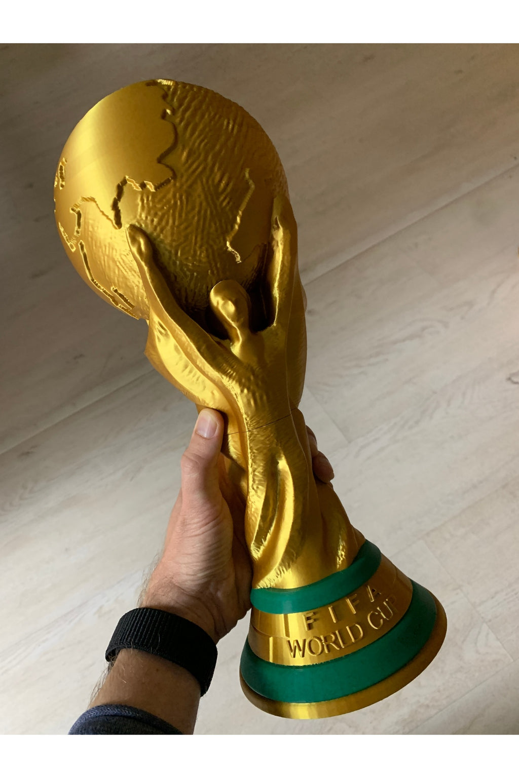 Fifa Futbol Dünya Kupası Ödülü - 1:1 Gerçek Boyutlu (36,8 cm) Dekoratif Kupa