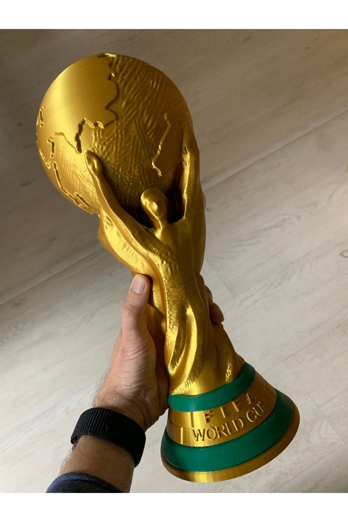 Fifa Futbol Dünya Kupası Ödülü - 1:1 Gerçek Boyutlu (36,8 cm) Dekoratif Kupa