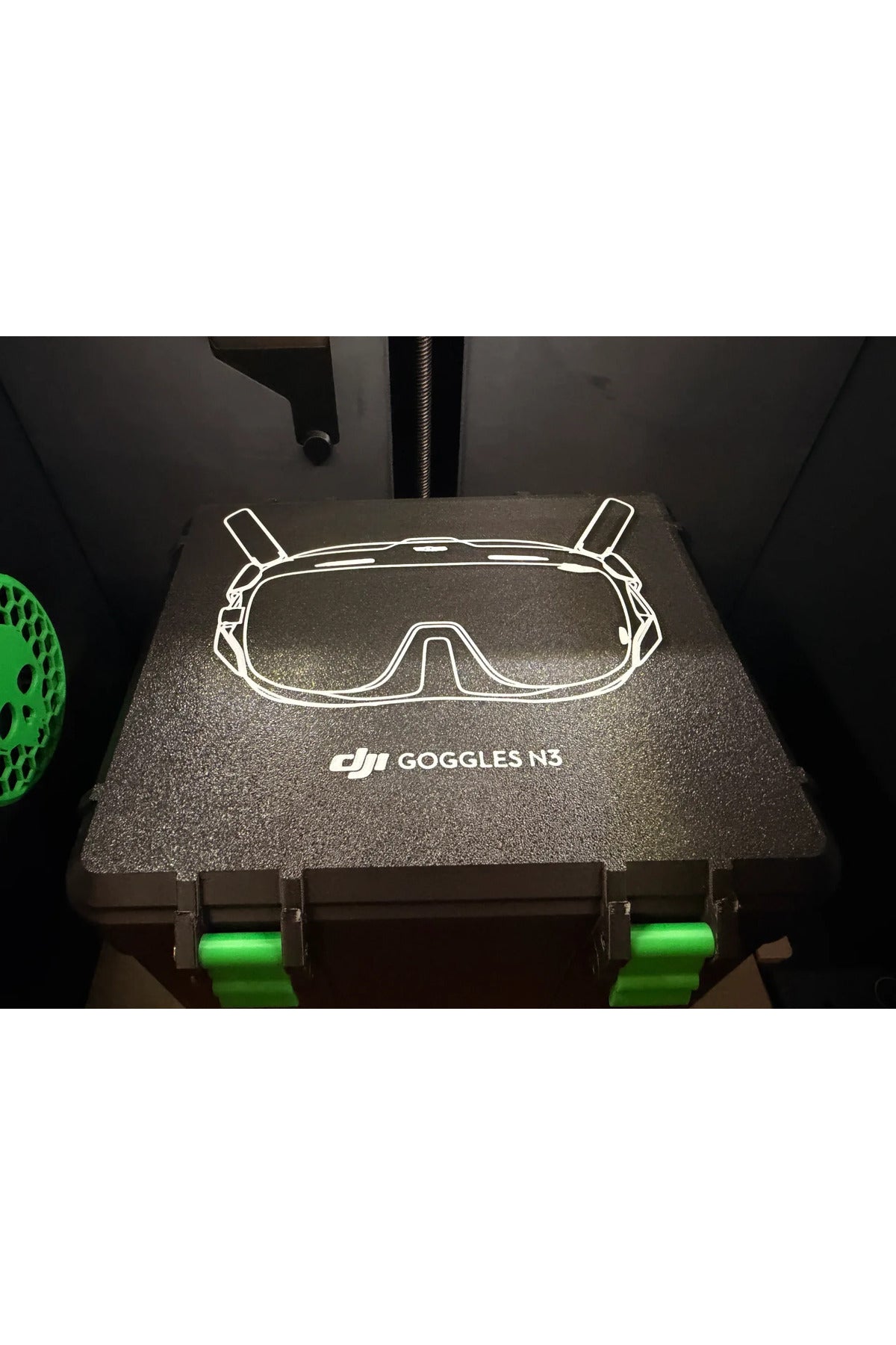 DJI Goggles N3 Özel Patent Sanat Tasarımlı Sert Taşıma ve Koruyucu Saklama Kutusu