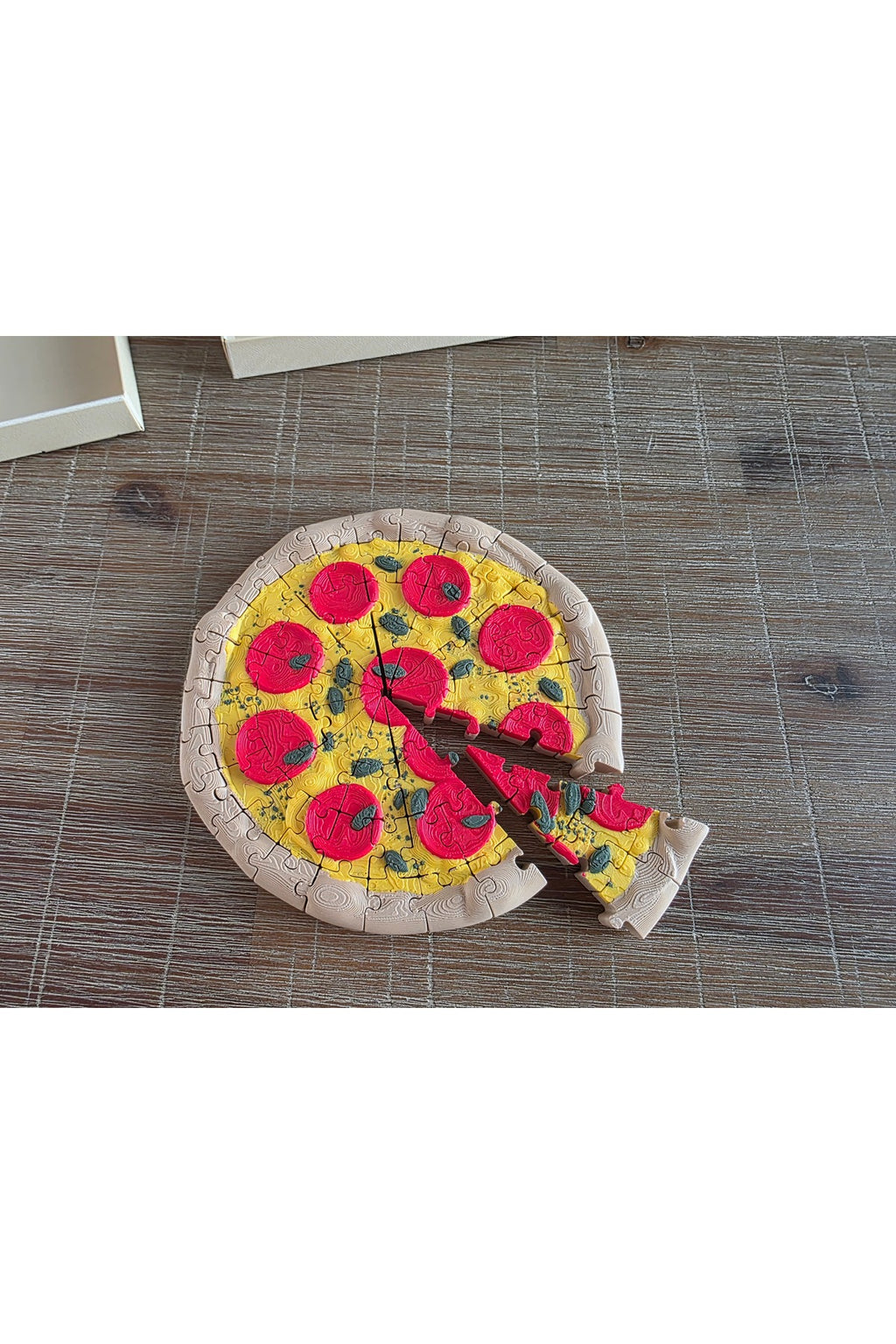 Pepperoni Pizza Puzzle - 72 Parça Yeni Nesil 3 Boyutlu Yapboz