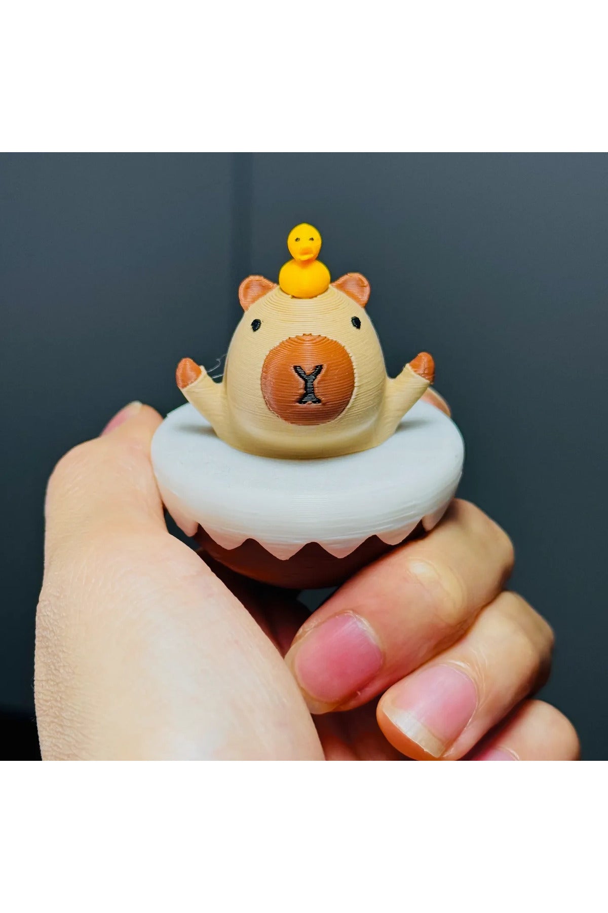 Capybara Figürü | Devrilmez Düşmez Sevimli Capybara | Hediyelik Eşya