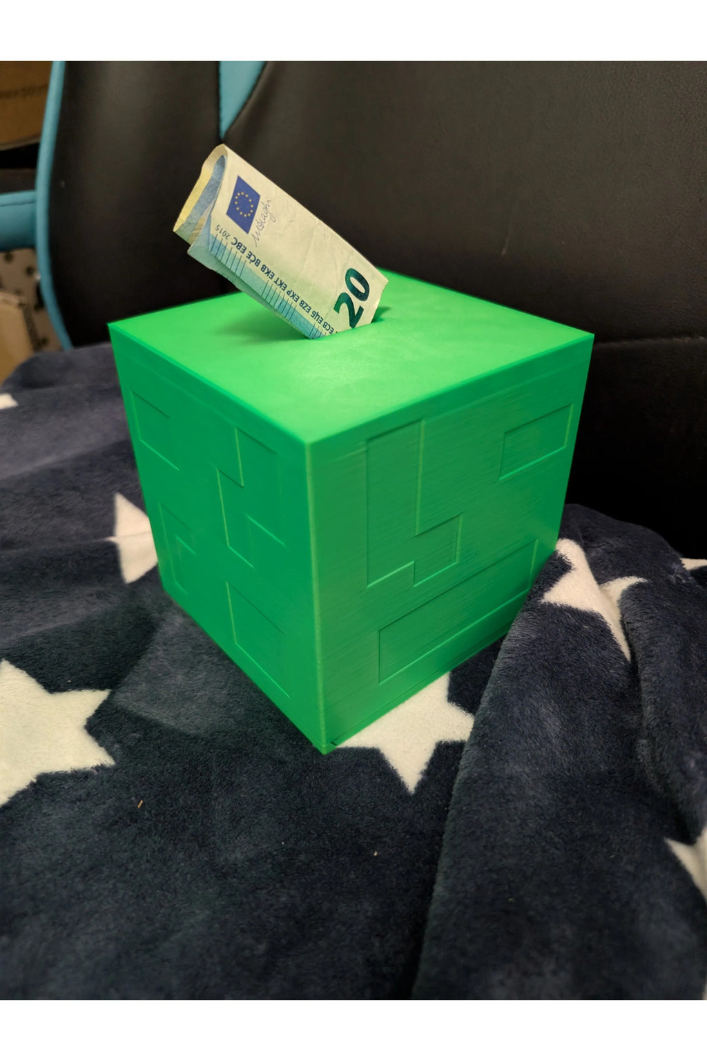 Minecraft Temalı Creeper Kumbara - Çocuklar İçin Para Biriktirme Kutusu