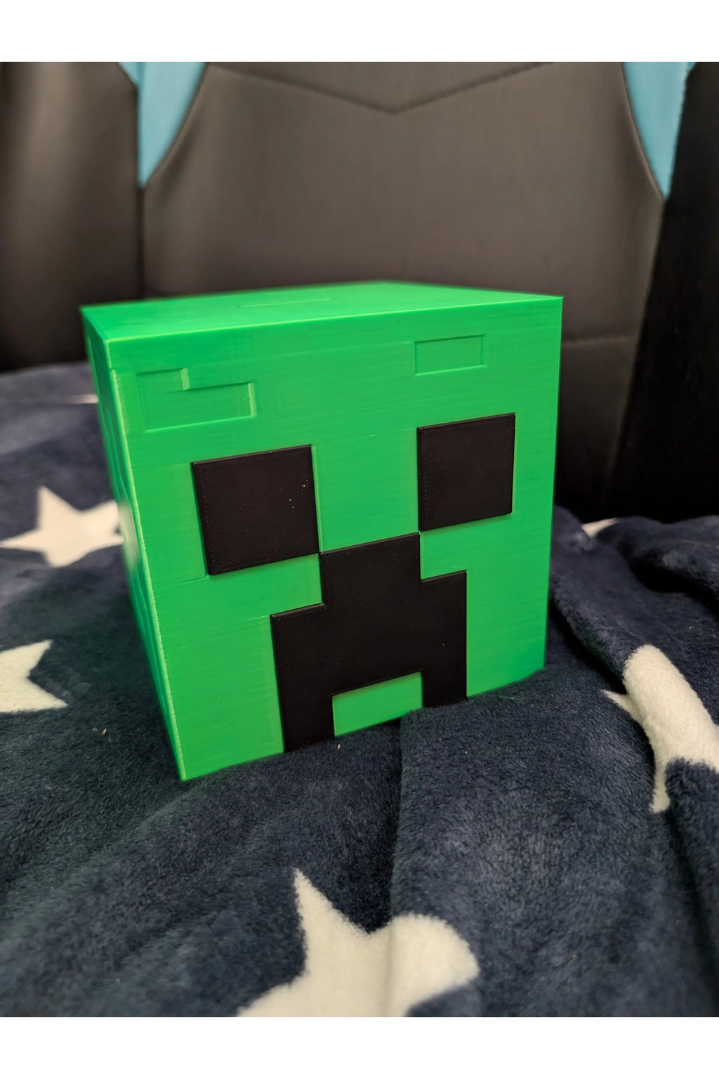 Minecraft Temalı Creeper Kumbara - Çocuklar İçin Para Biriktirme Kutusu