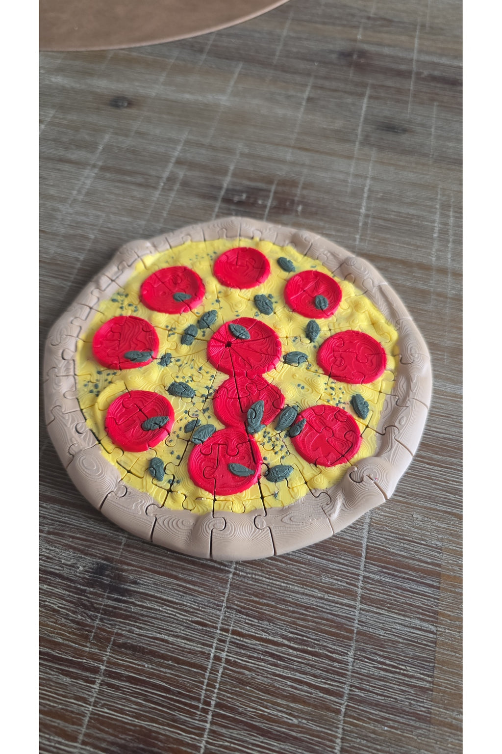 Pepperoni Pizza Puzzle - 72 Parça Yeni Nesil 3 Boyutlu Yapboz