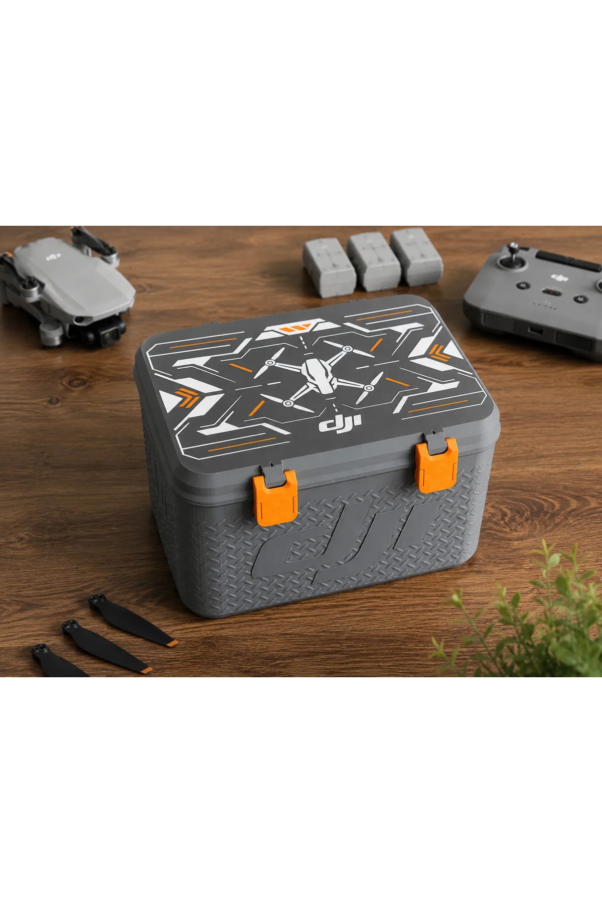 Evrensel DJI Drone Aksesuar ve Ekipman Taşıma Kutusu - Geniş Hacimli Organizer Çanta
