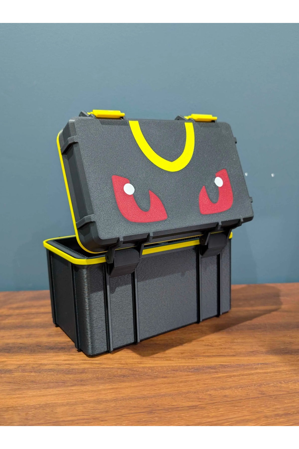 Pokemon Umbreon Özel Tasarım Kart Kutusu - Koleksiyonluk Top Loader Saklama Kutusu