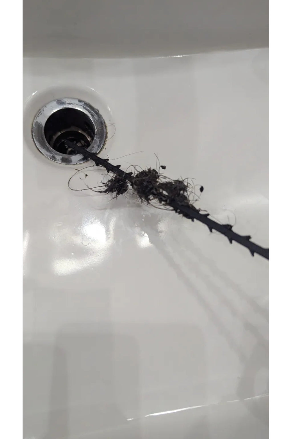 Pratik Lavabo Gider Açıcı Çubuk - Banyo ve Küvet Saç Tutucu Tıkanıklık Giderici Aparat 2'li SET