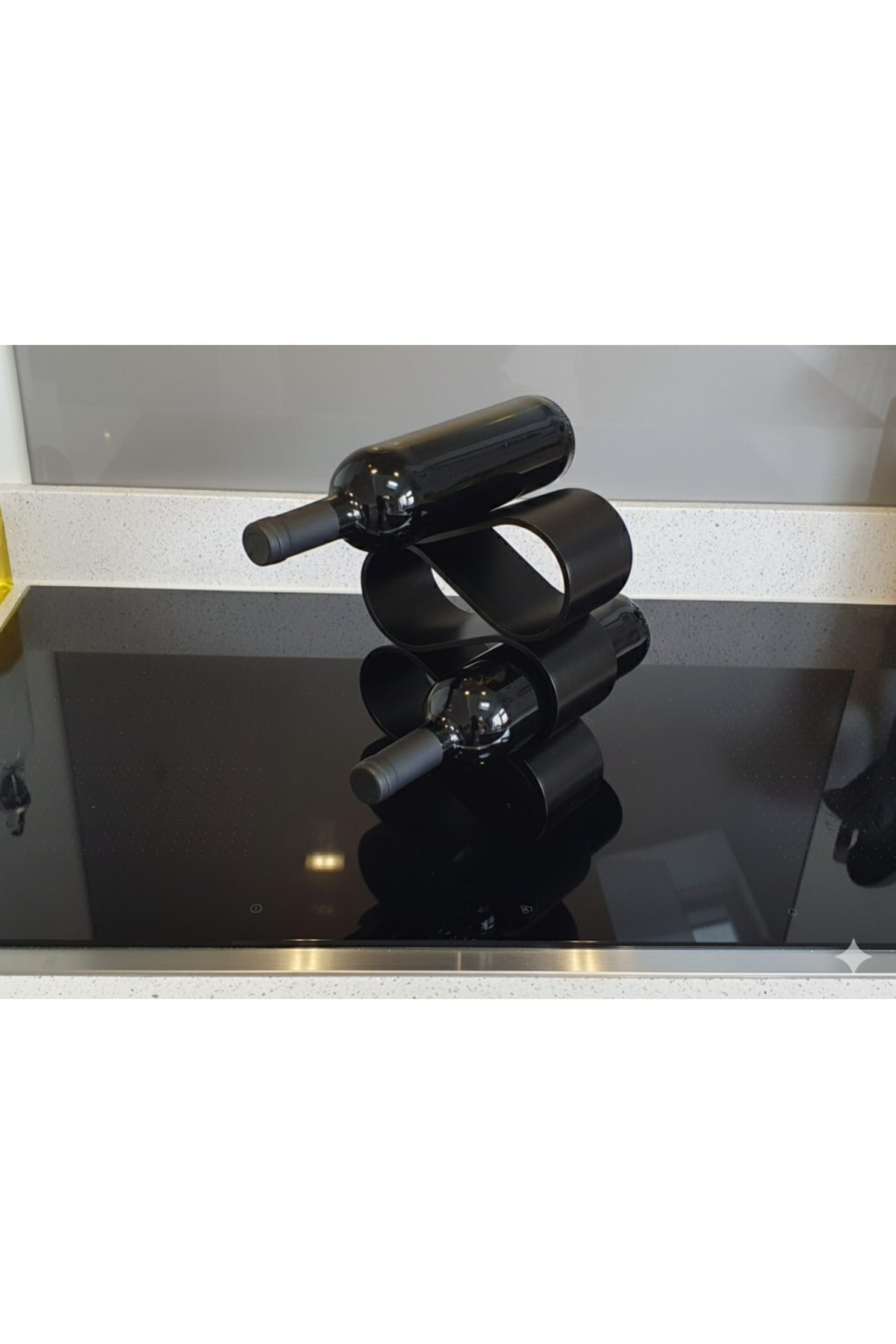 Modern 5 Şişelik Şaraplık | Dekoratif Wine Rack | Şişe Tutucu ve Şarap Standı