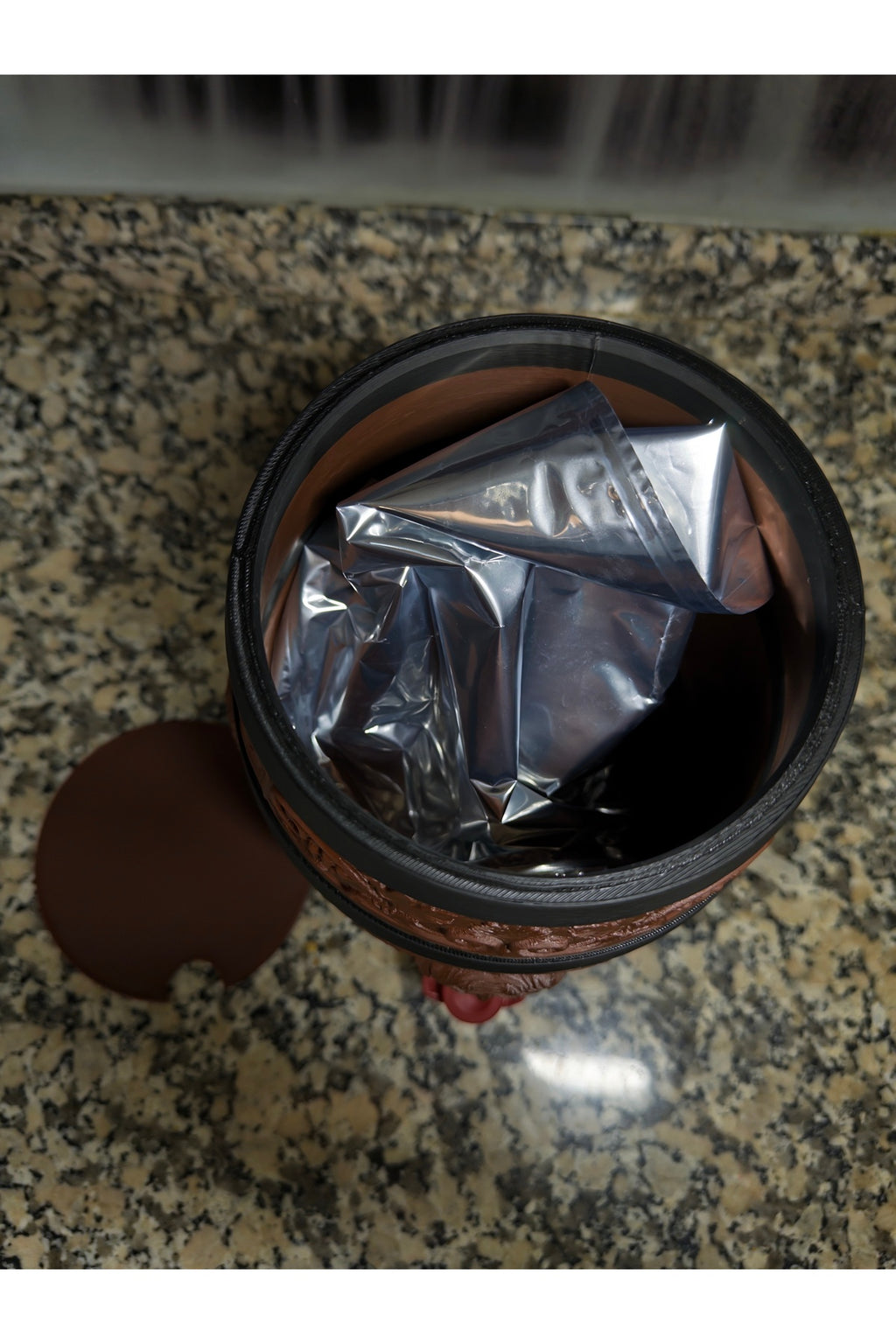 Antik Roma Stil Premium Şarap Fıçısı Şaraplık – Musluklu İçecek Sunum Sebili (3L İç Torba Dahil)