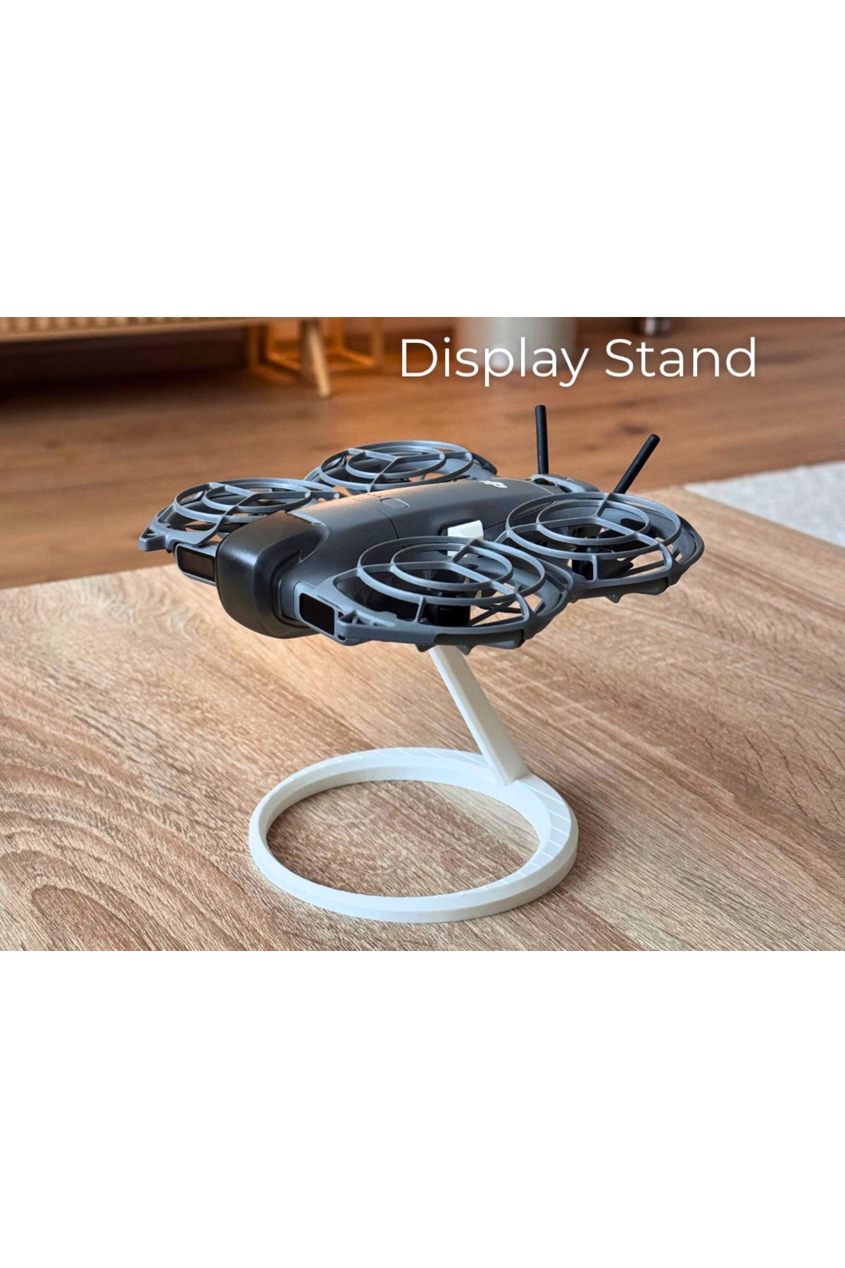 DJI Neo 2 Dekoratif Masaüstü Standı ve Drone Tutucu - Pervane Korumalı Minimalist Organizer