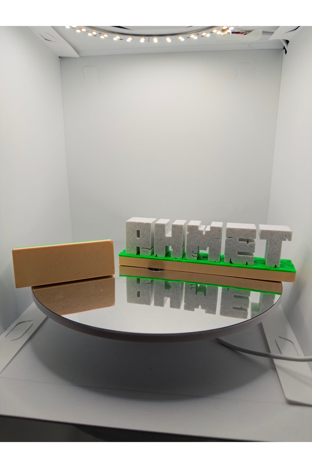 Kişiye Özel Minecraft Temalı Masaüstü İsimlik - Oyuncu Odası ve Çocuk Odası Dekorasyonu