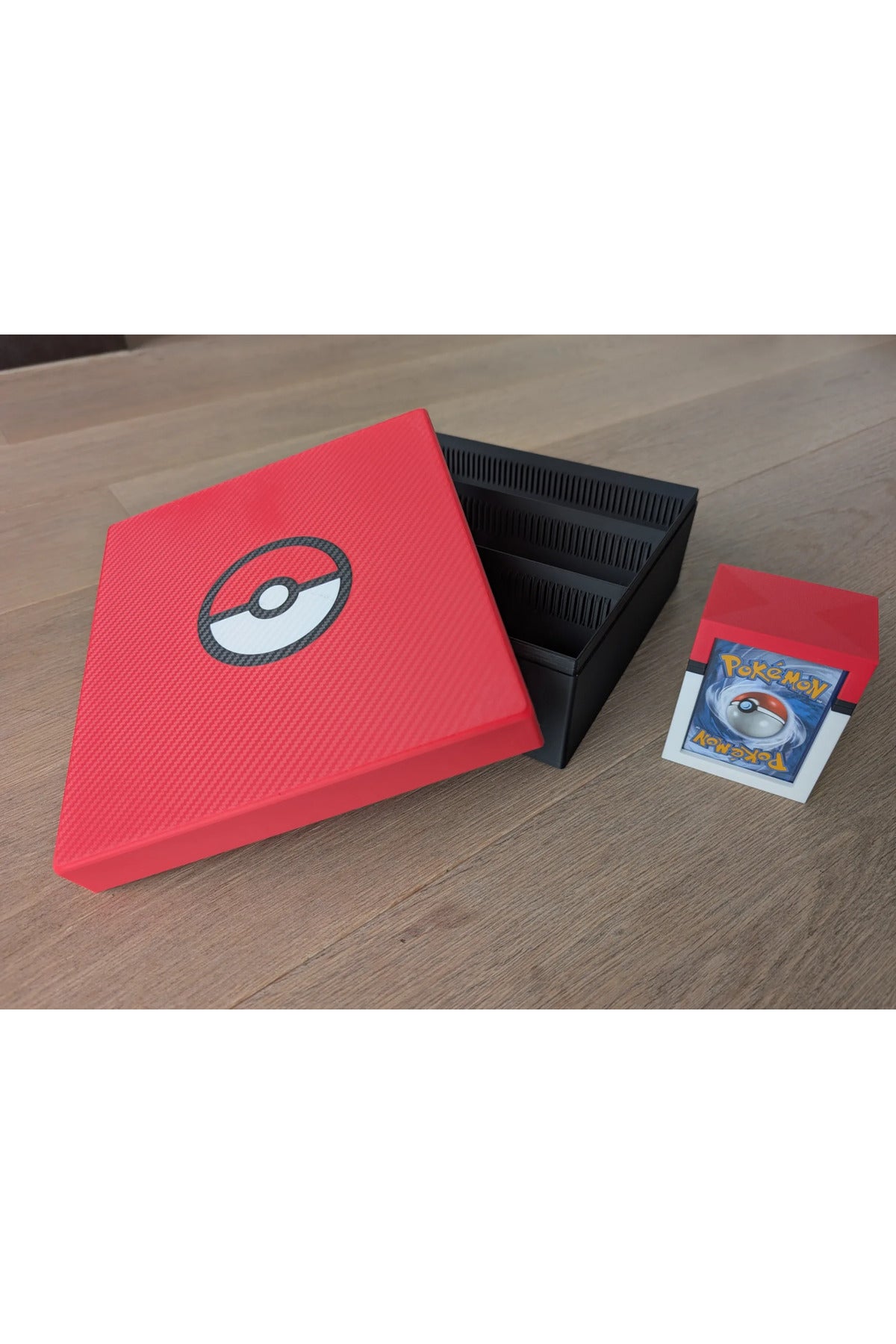 Büyük Boy Pokemon Kart Saklama Kutusu - Düzenleyicili Kart Koleksiyon Kutusu