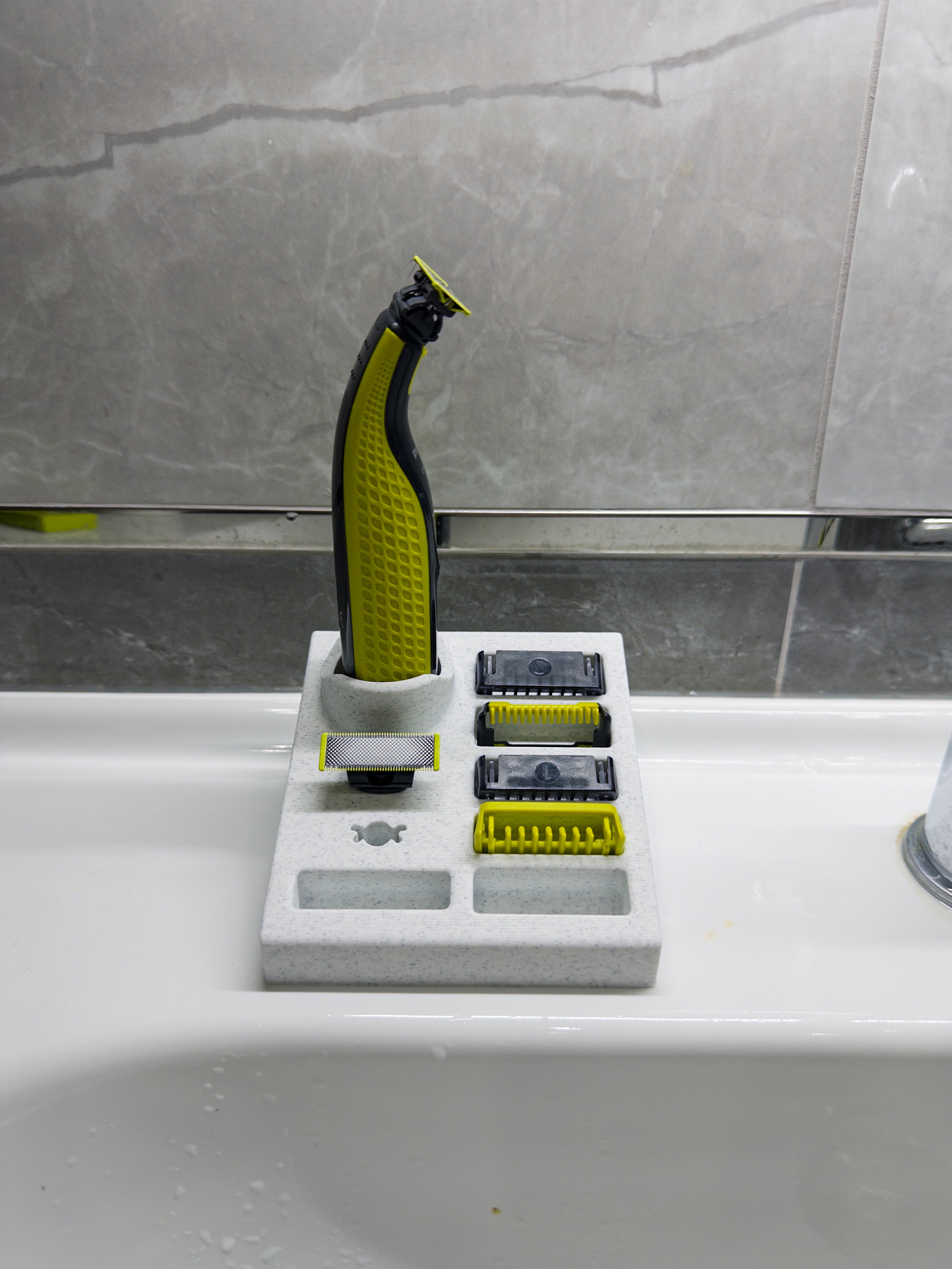 Philips OneBlade Uyumlu Tıraş Makinesi Standı ve Başlık Organizeri