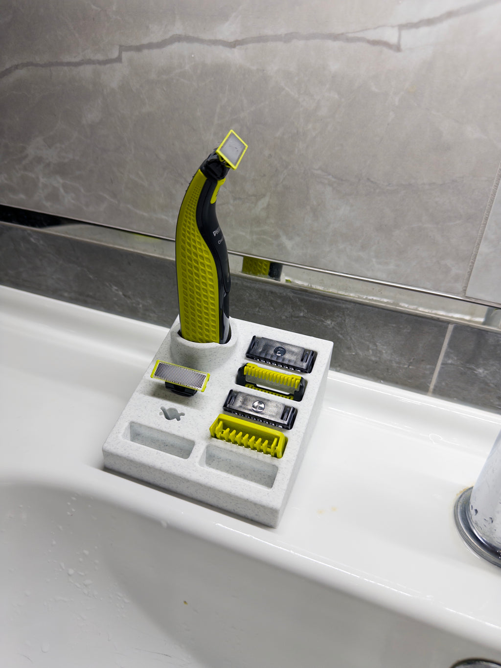 Philips OneBlade Uyumlu Tıraş Makinesi Standı ve Başlık Organizeri