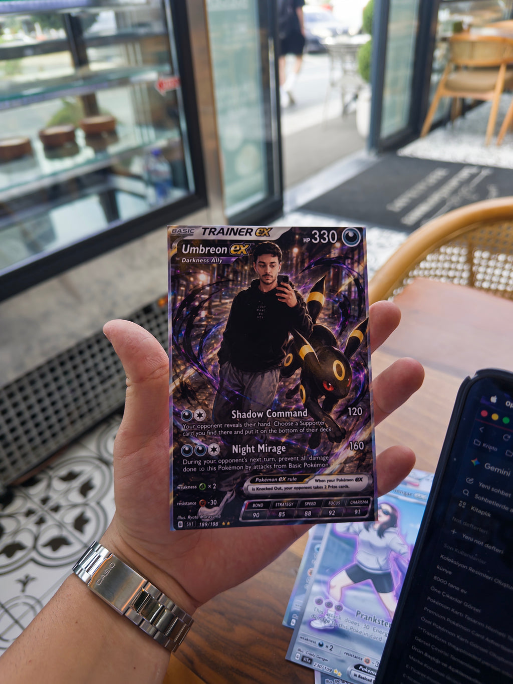 Kişiye Özel Pokémon Kartı - Fotoğraflı Hediye