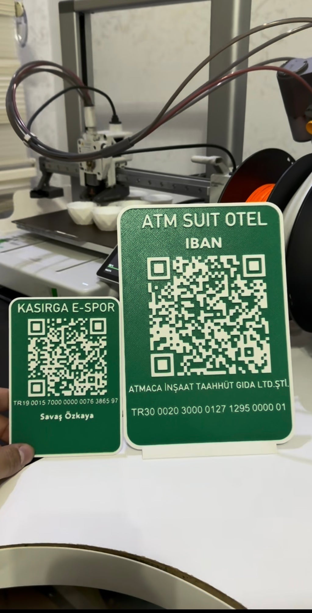 IBAN QR Kod Standı | Kolay Para Transferi Standı