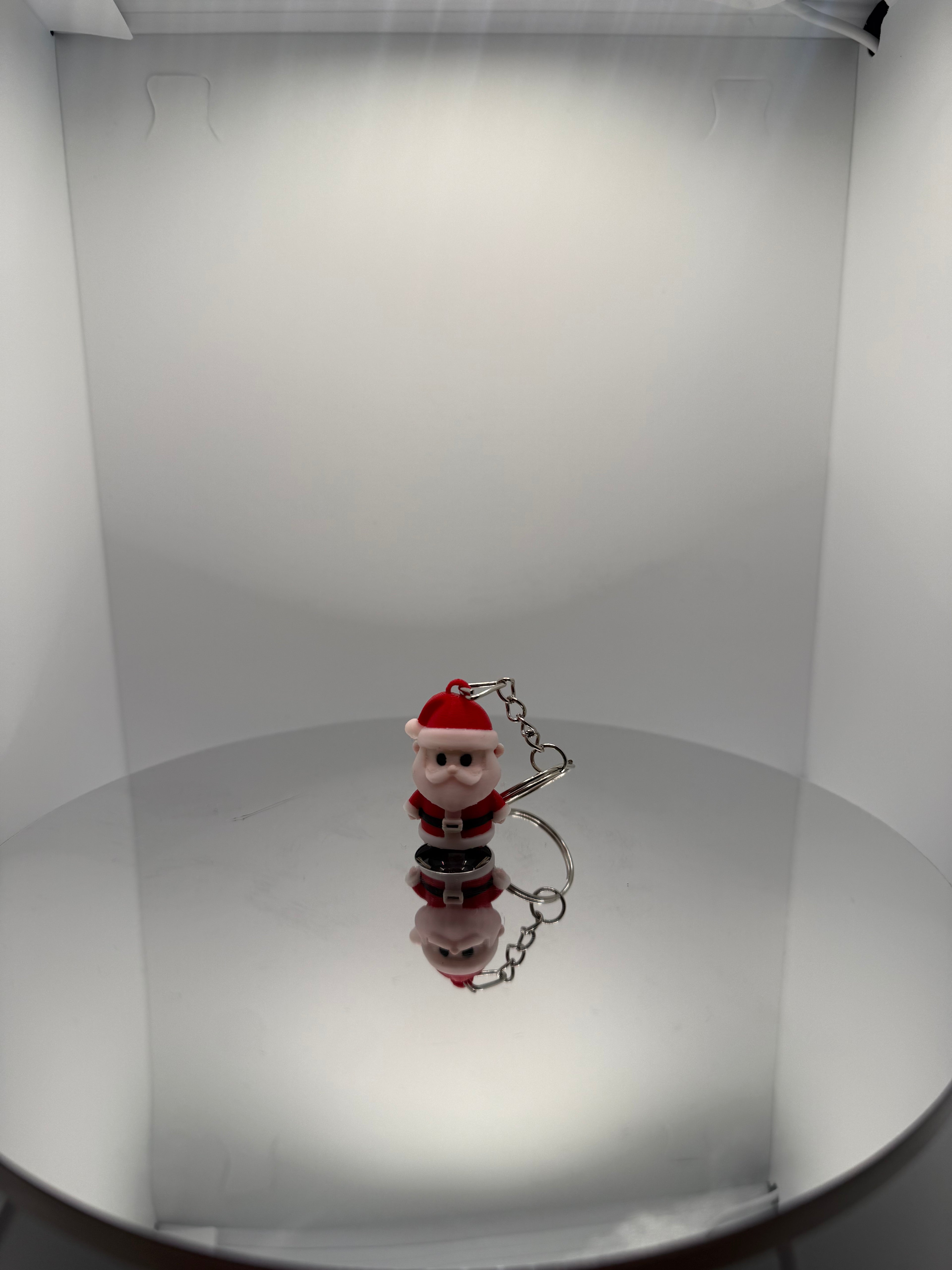Sevimli Noel Baba Anahtarlık - Yeni Nesil 3D Tasarım Yılbaşı Hediyesi