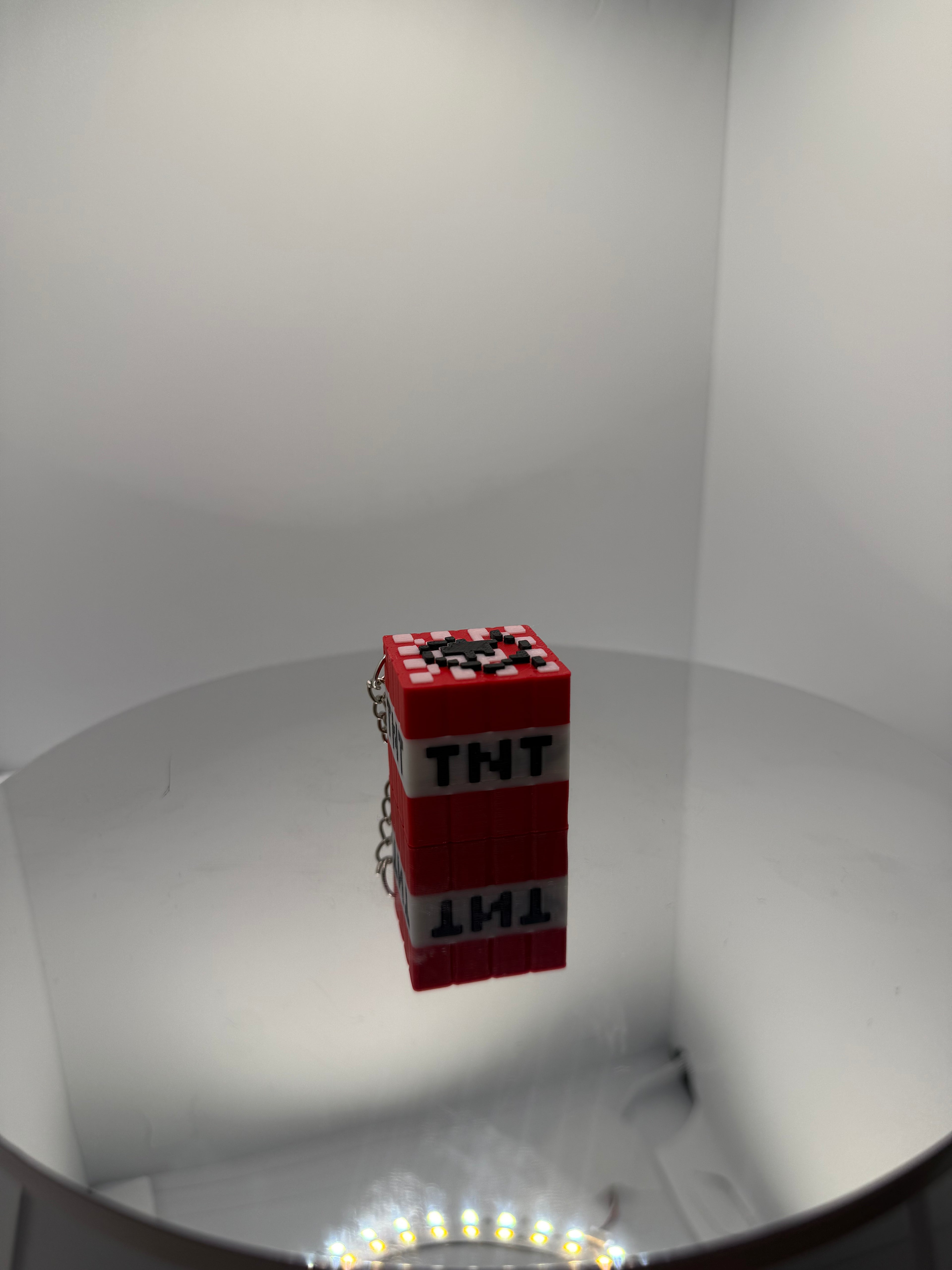 TNT Blok Anahtarlık - Piksel Tasarım Minecraft / Oyuncu Hediyesi