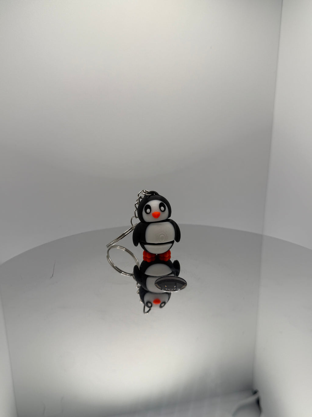 Hareketli Penguen Anahtarlık - Eklemli ve Sevimli Tasarım