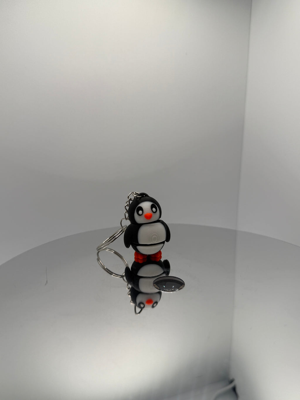 Hareketli Penguen Anahtarlık - Eklemli ve Sevimli Tasarım