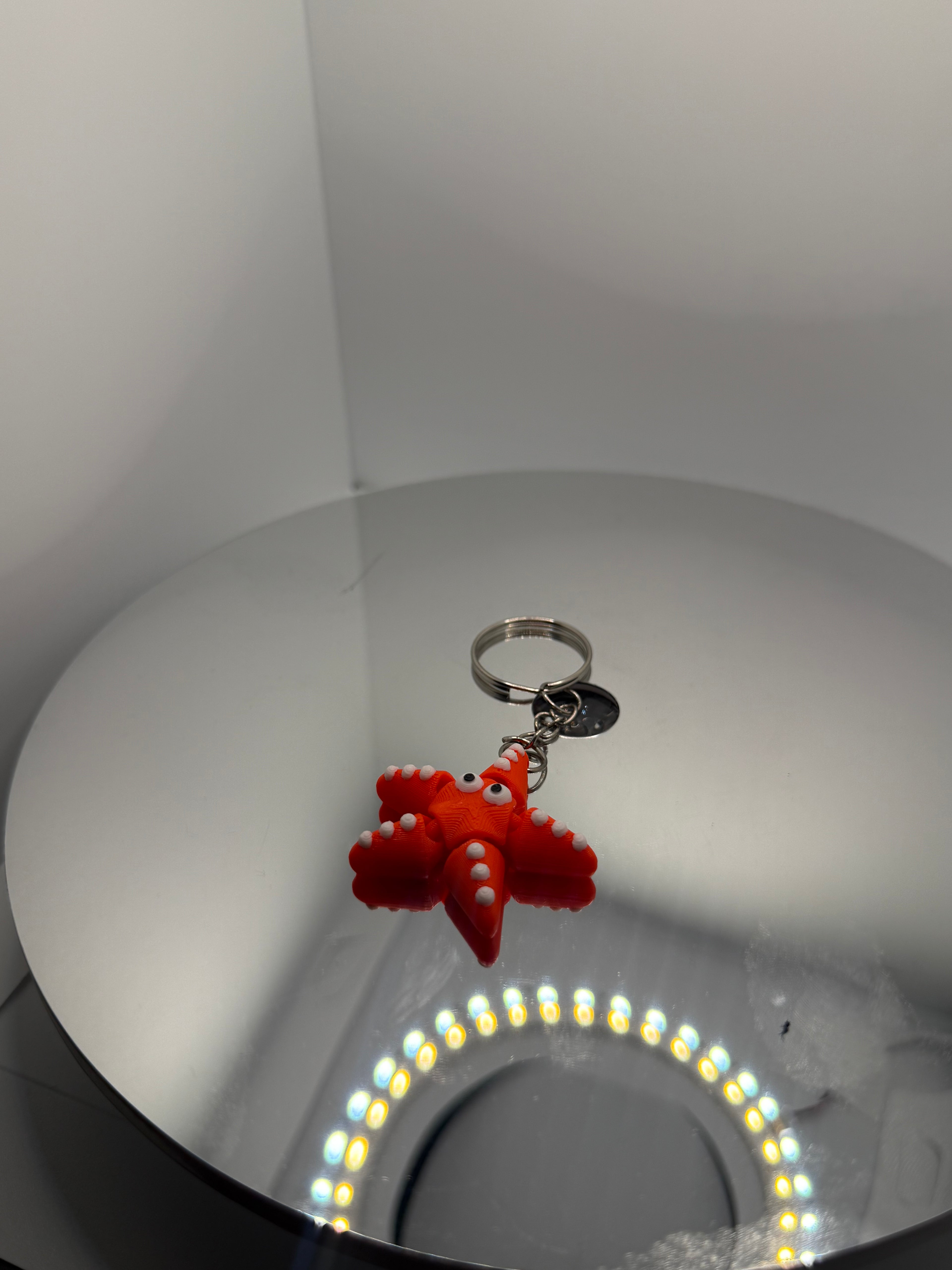 Hareketli Deniz Yıldızı Anahtarlık - Eklemli ve Sevimli Fidget Tasarım