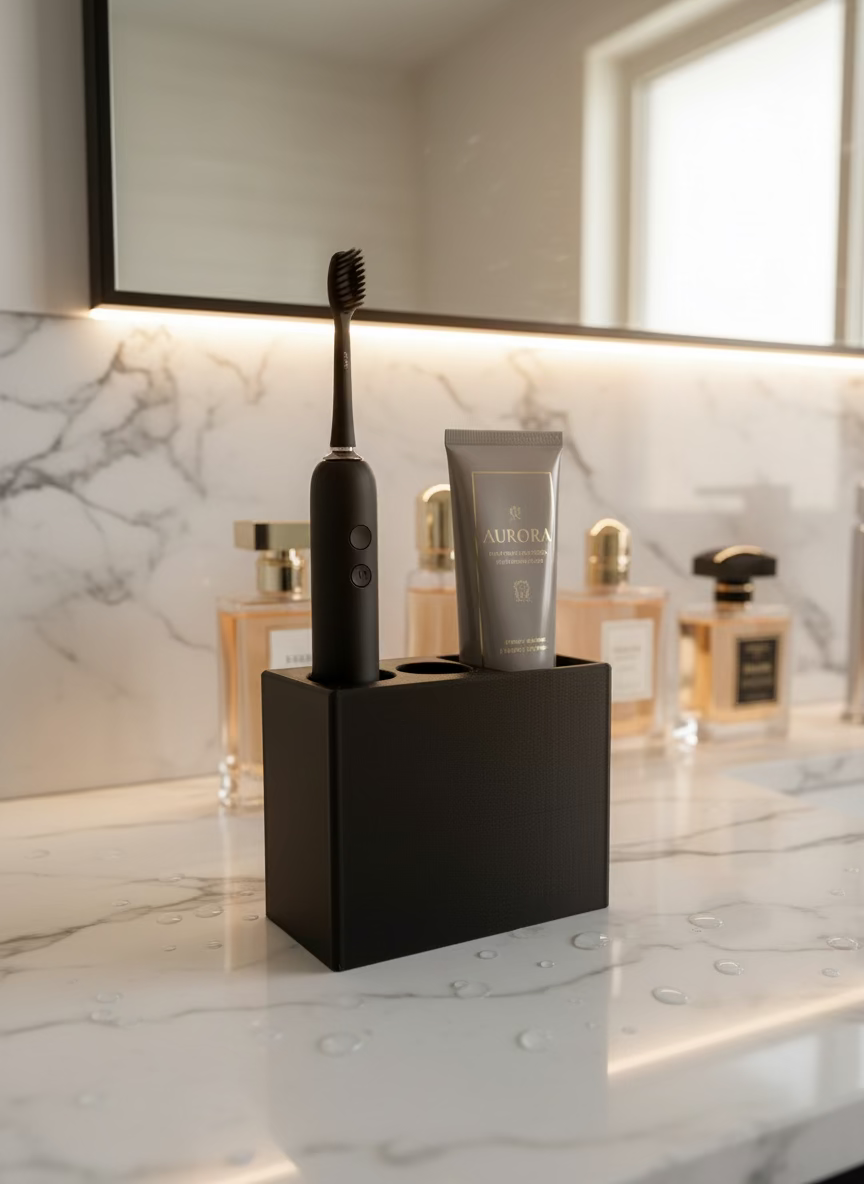 Modern Minimalist Diş Fırçalık ve Banyo Düzenleyici