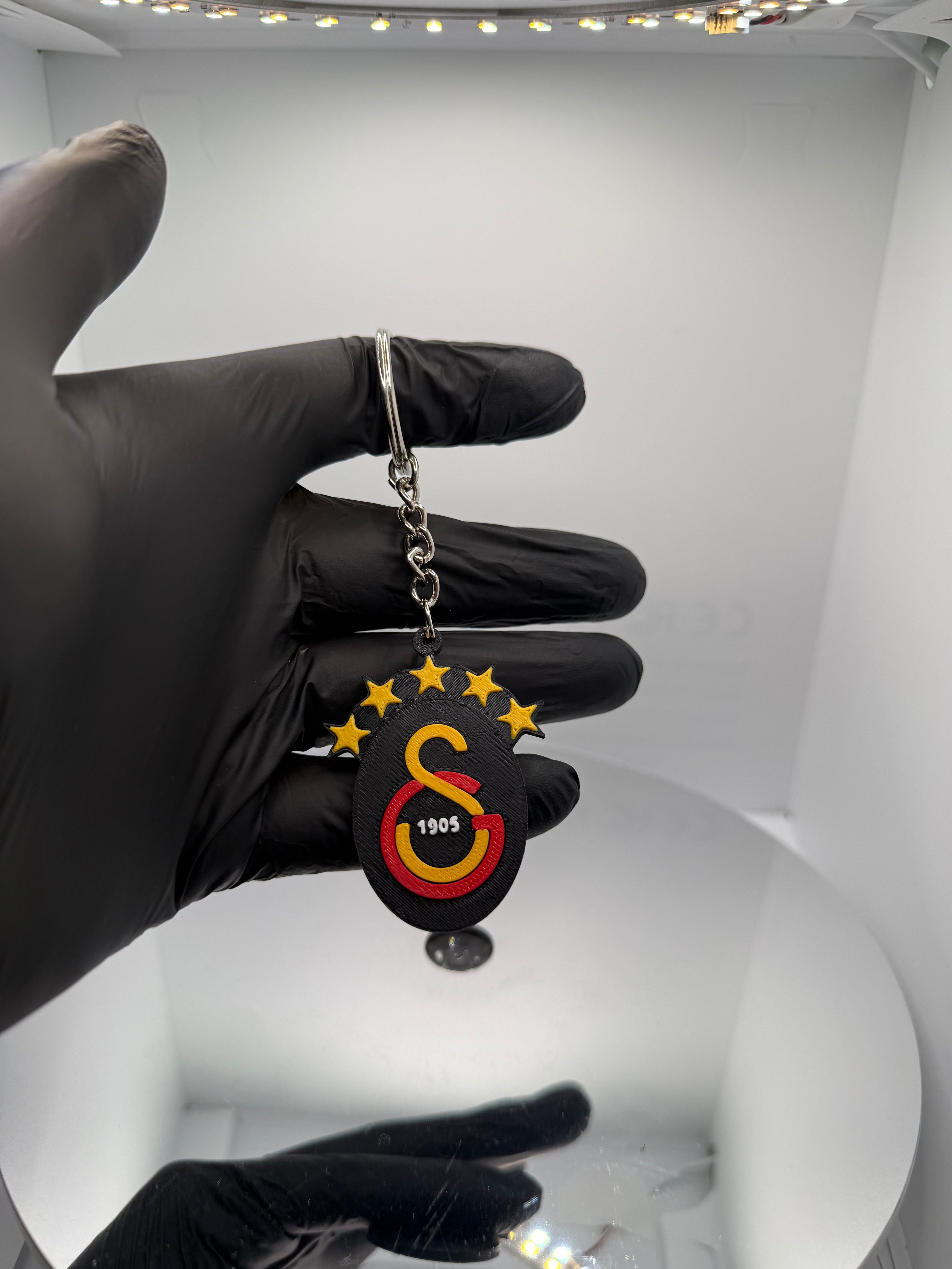 Galatasaray 1905 Logolu Anahtarlık -  5 Yıldızlı