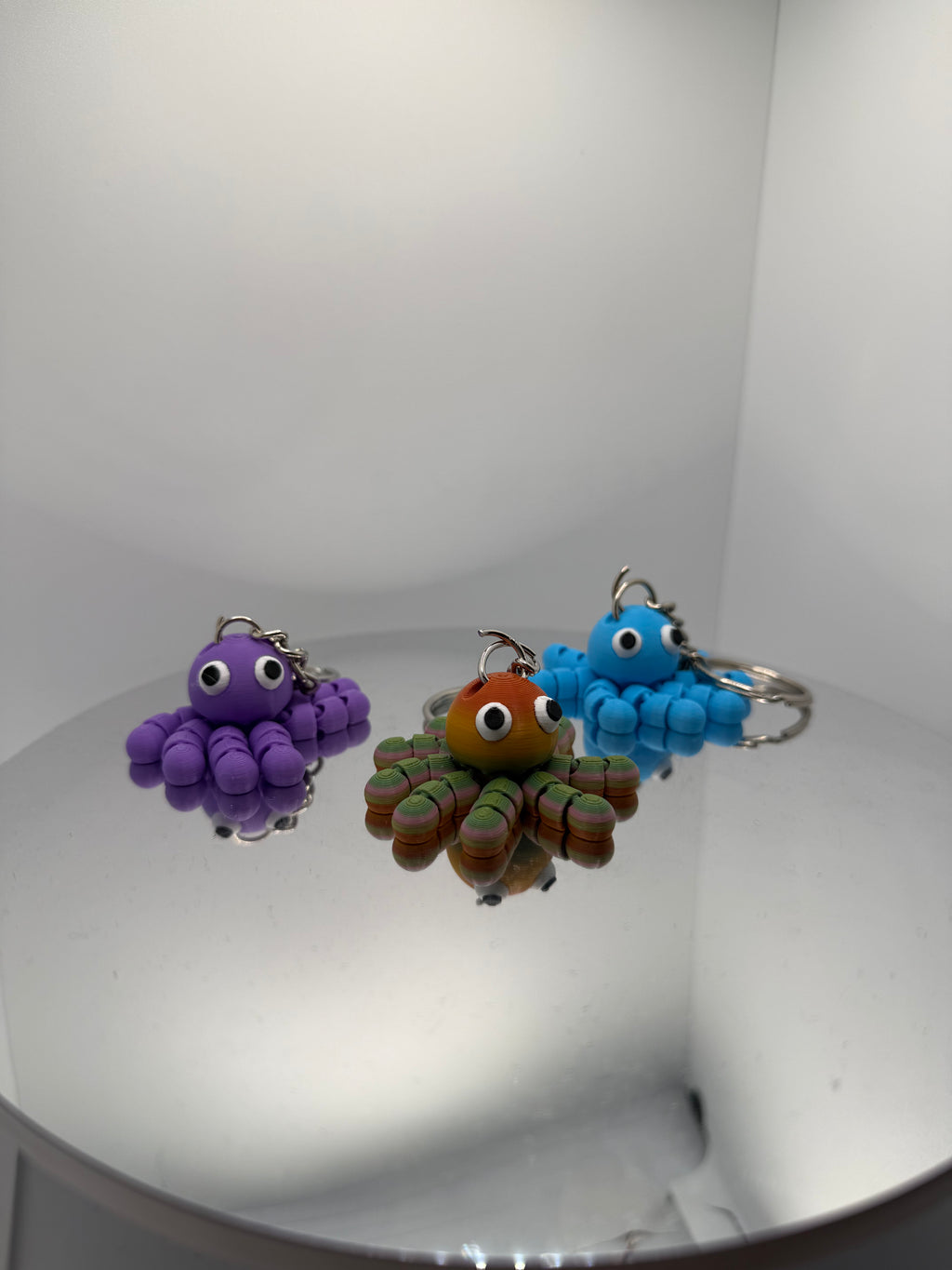 Hareketli Ahtapot Anahtarlık – Flexi Eklemli Sevimli Figür