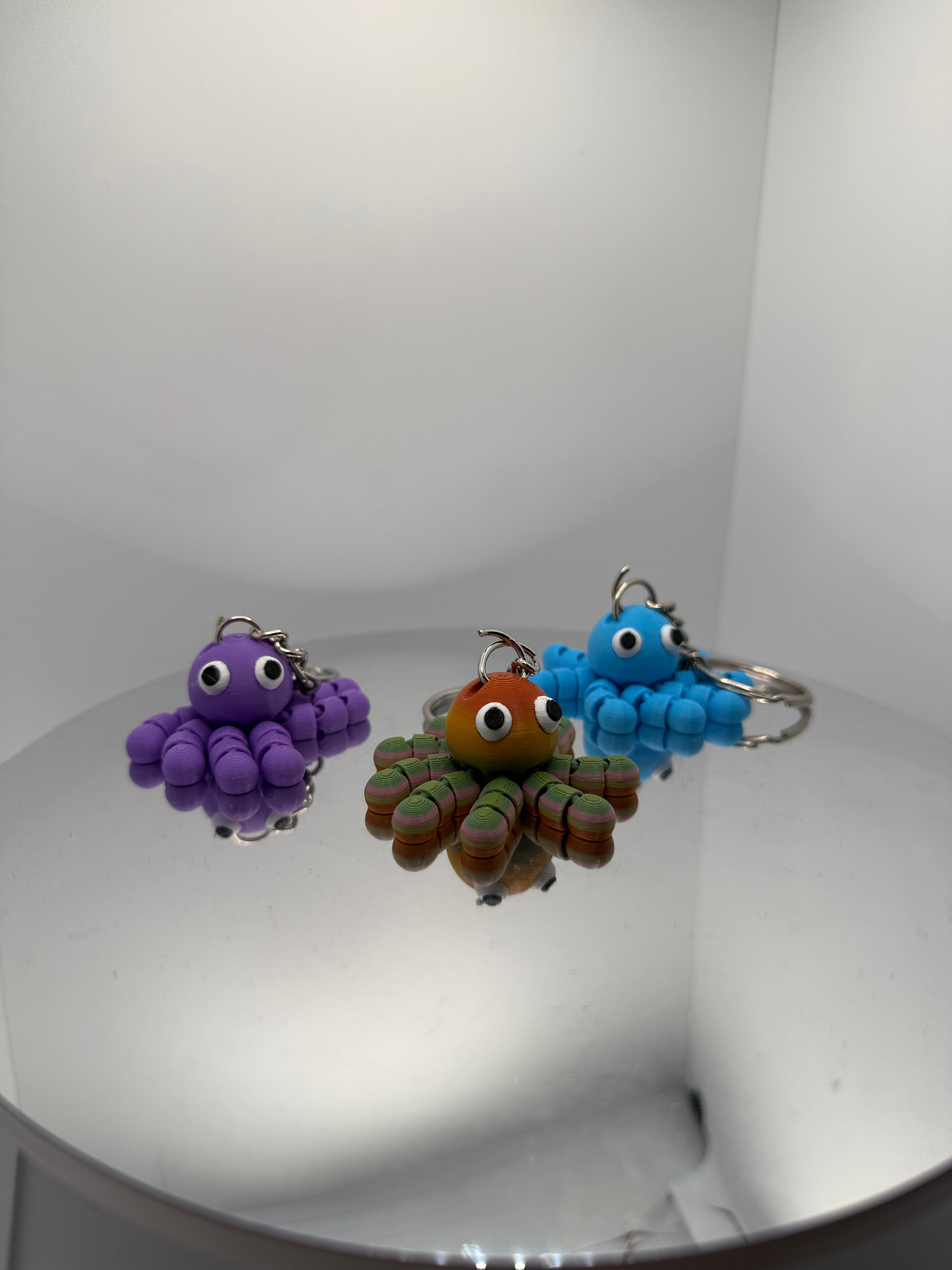 Hareketli Ahtapot Anahtarlık – Flexi Eklemli Sevimli Figür