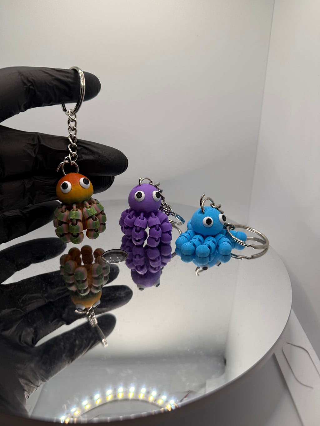 Hareketli Ahtapot Anahtarlık – Flexi Eklemli Sevimli Figür