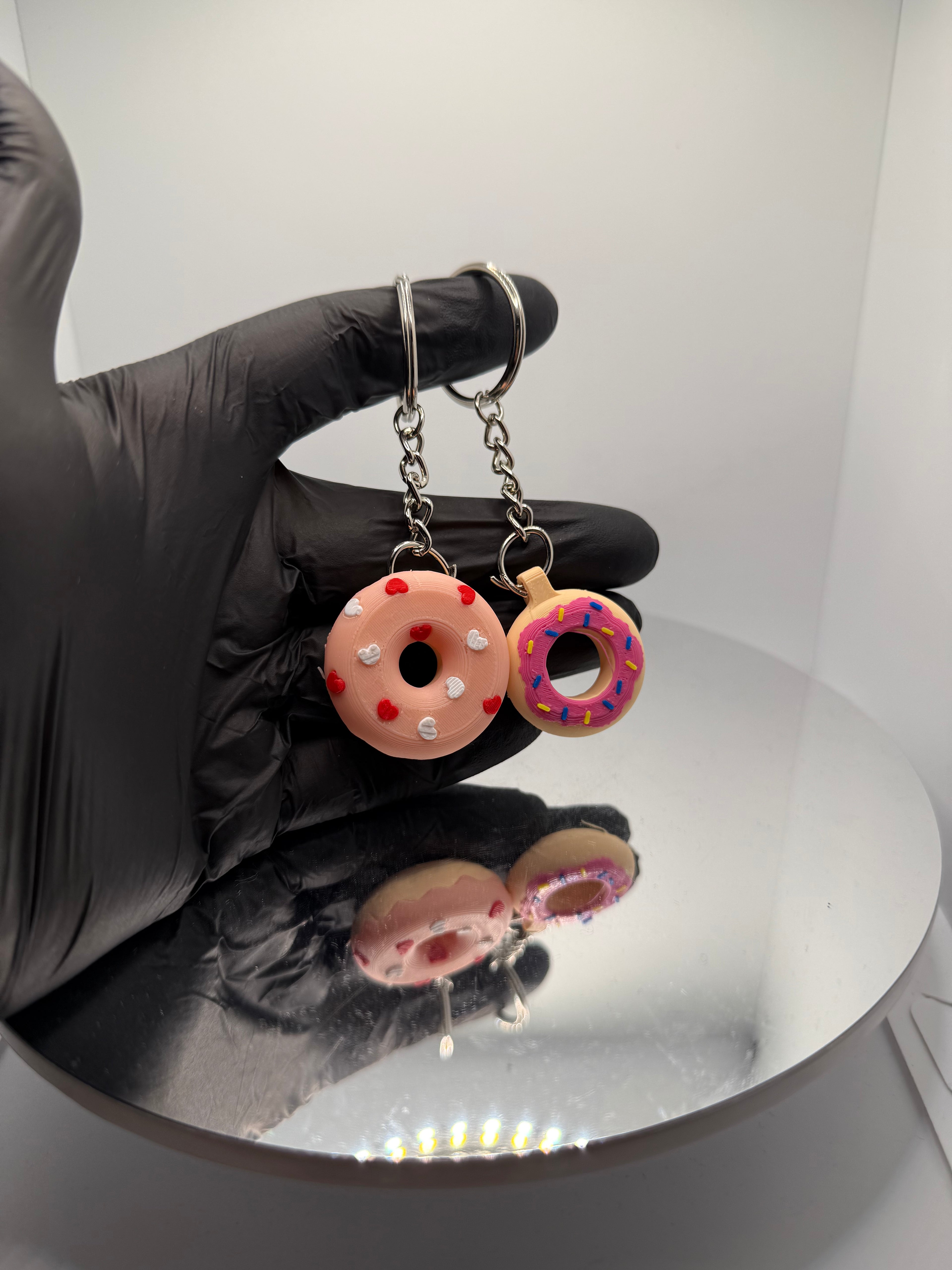 Tatlı Donut Anahtarlığı – Çanta ve Anahtar Süsü