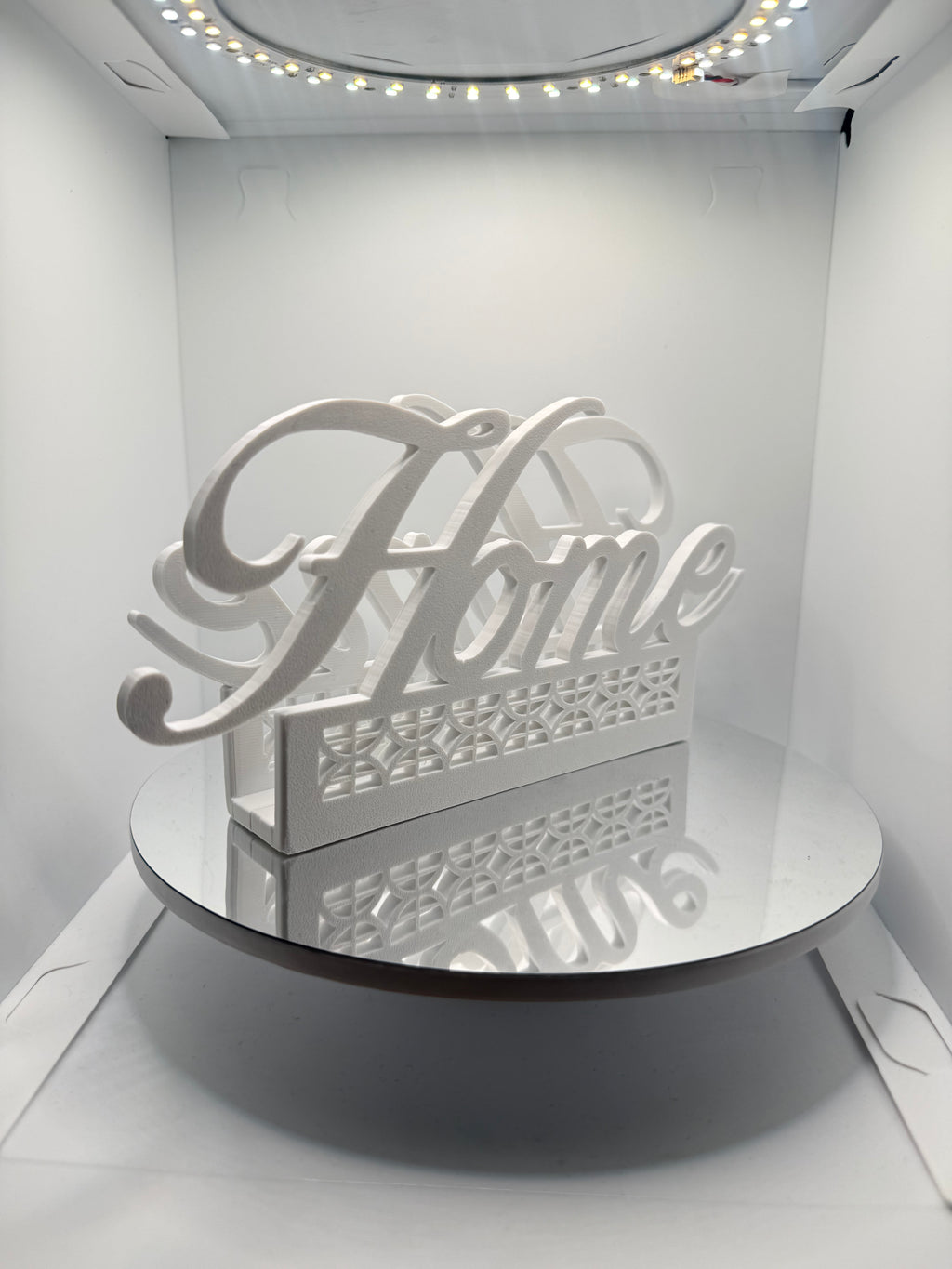 Home Yazılı Dekoratif Peçetelik - Modern Mutfak ve Masa Aksesuarı