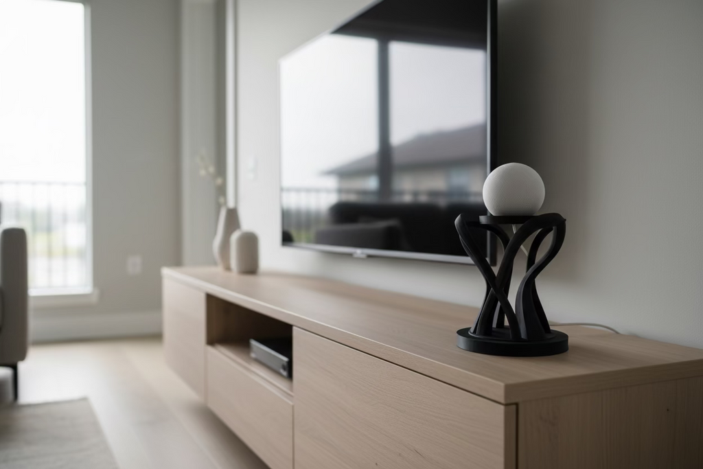 Apple HomePod Mini İçin Modern Spiral Tasarım Stand