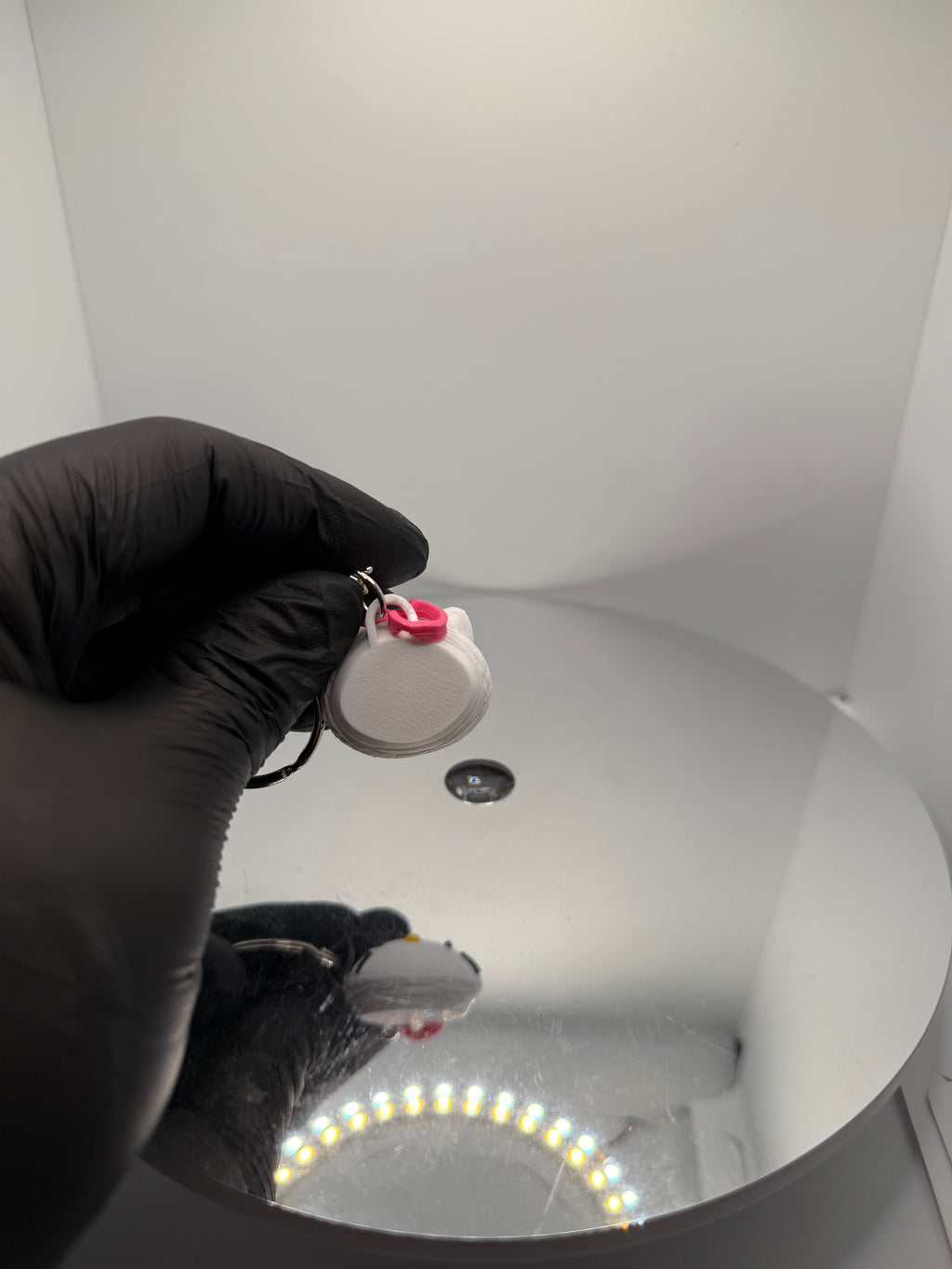 Pembe Kurdeleli Hello Kitty Anahtarlık - Sevimli Çanta ve Cüzdan Süsü