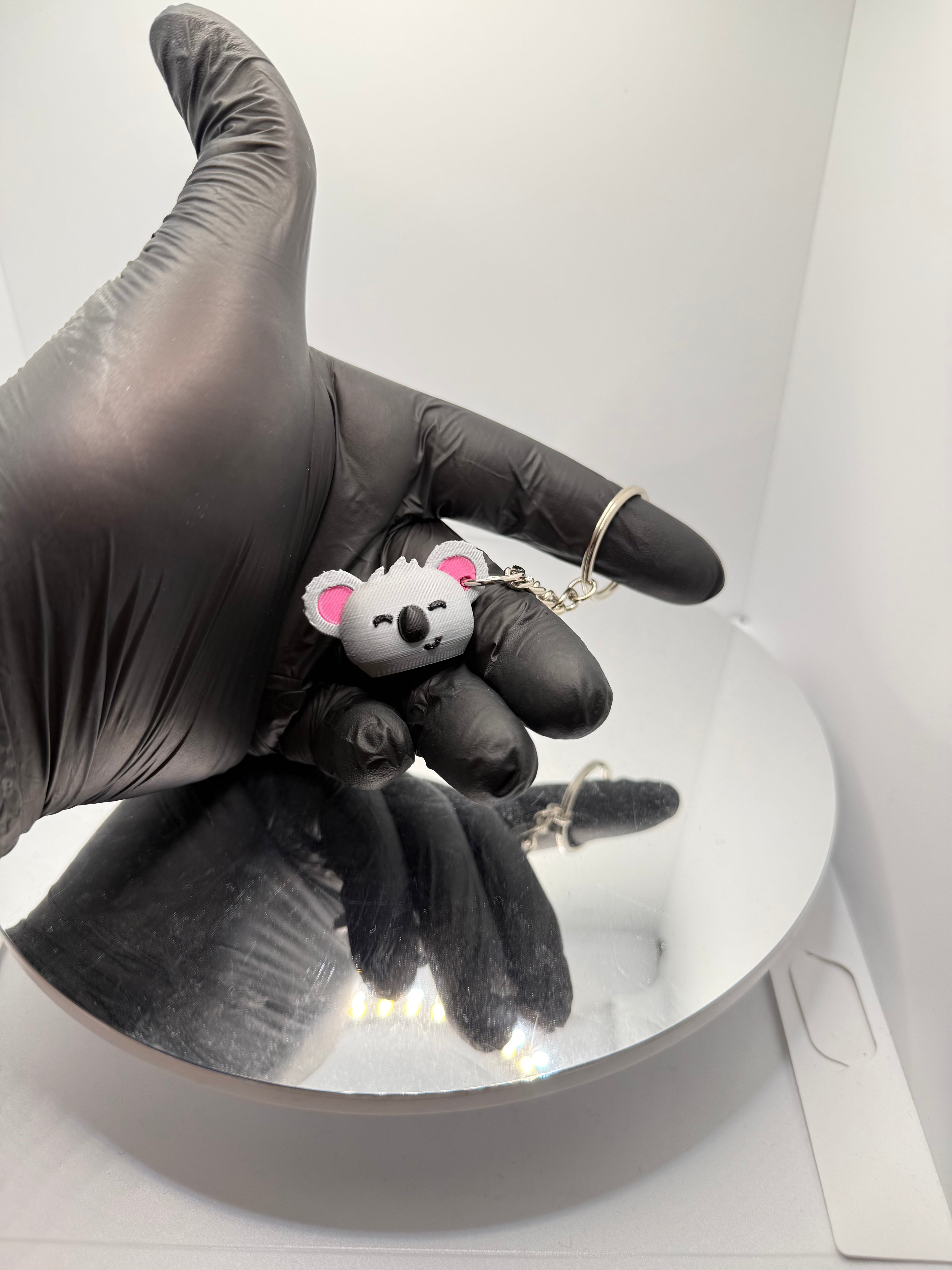 Tatlı Koala Yüzü Çanta ve Cüzdan Süsü - Kawaii Hayvan Anahtarlık